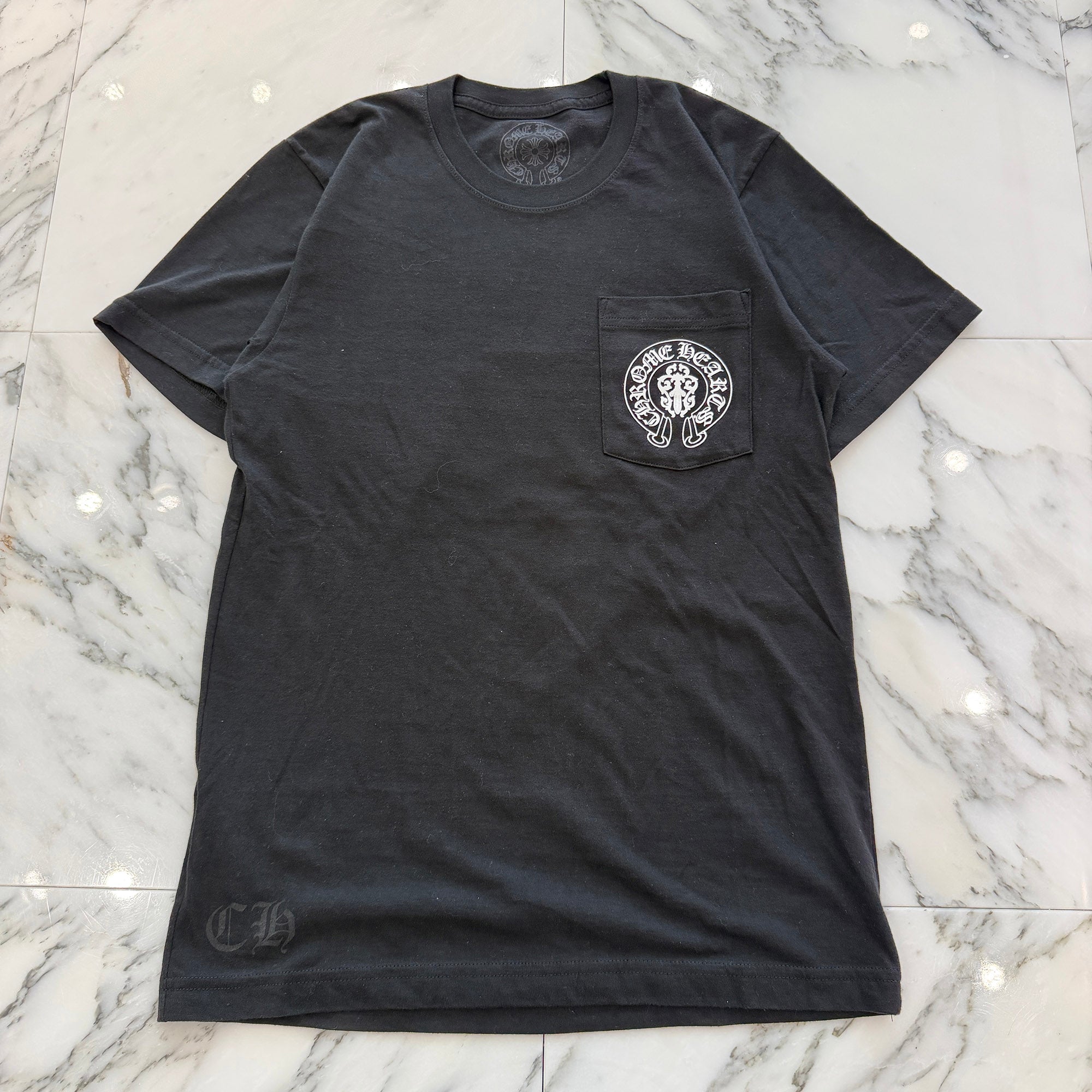 CHROME HEARTS American Flag Scroll Logo Tee Size S クロムハーツ アメリカ国旗 スクロールロゴ Tシャツ サイズS