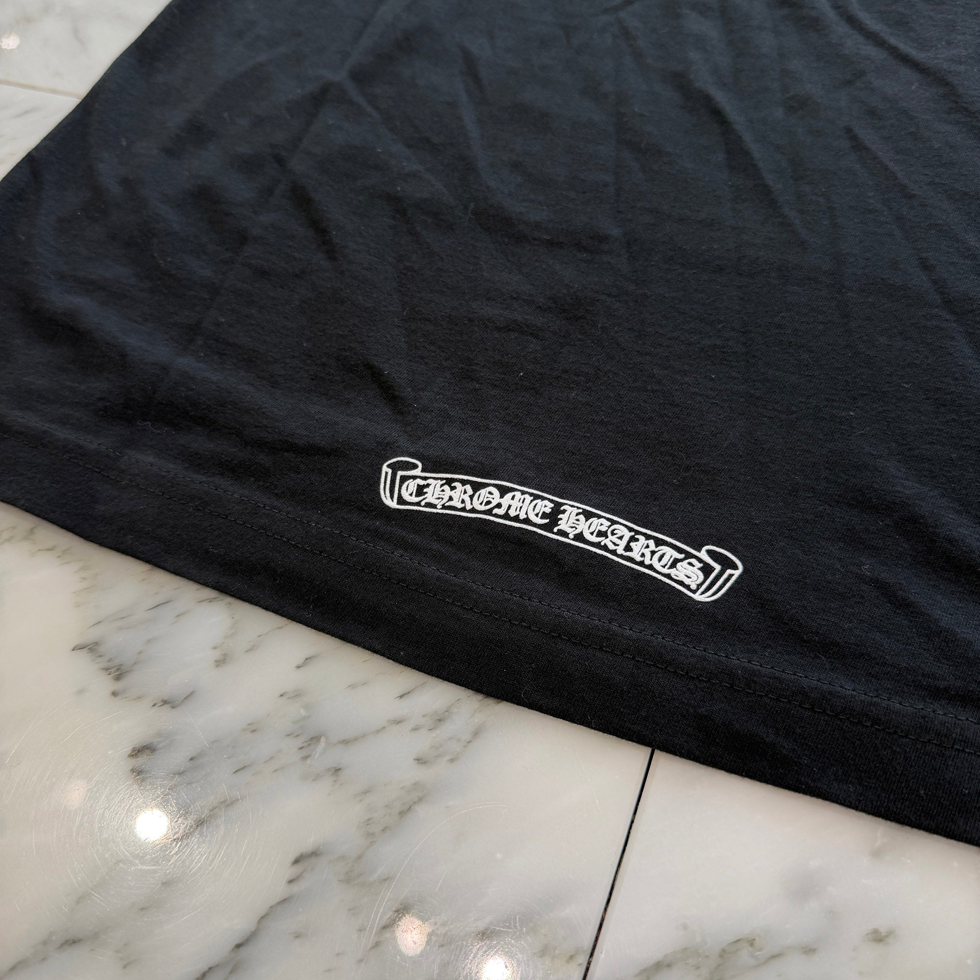 CHROME HEARTS American Flag Scroll Logo Tee Size S クロムハーツ アメリカ国旗 スクロールロゴ Tシャツ サイズS