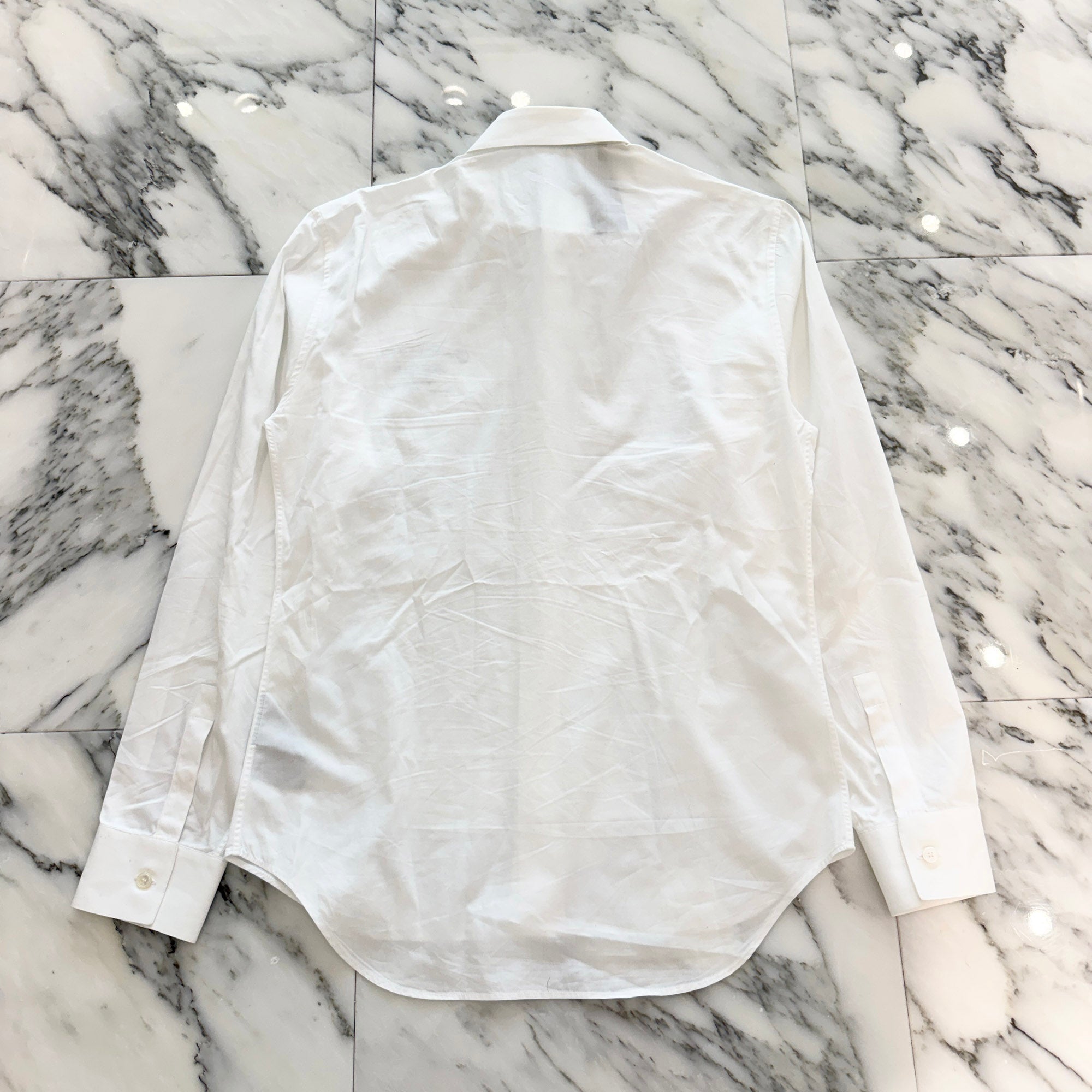 DIOR 2022SS Christian Dior Atelier Logo Embroidery Cotton Shirt 213C543A1581 Size 38 ディオール クリスチャンディオール アトリエ ロゴ刺繍 コットンシャツ サイズ38