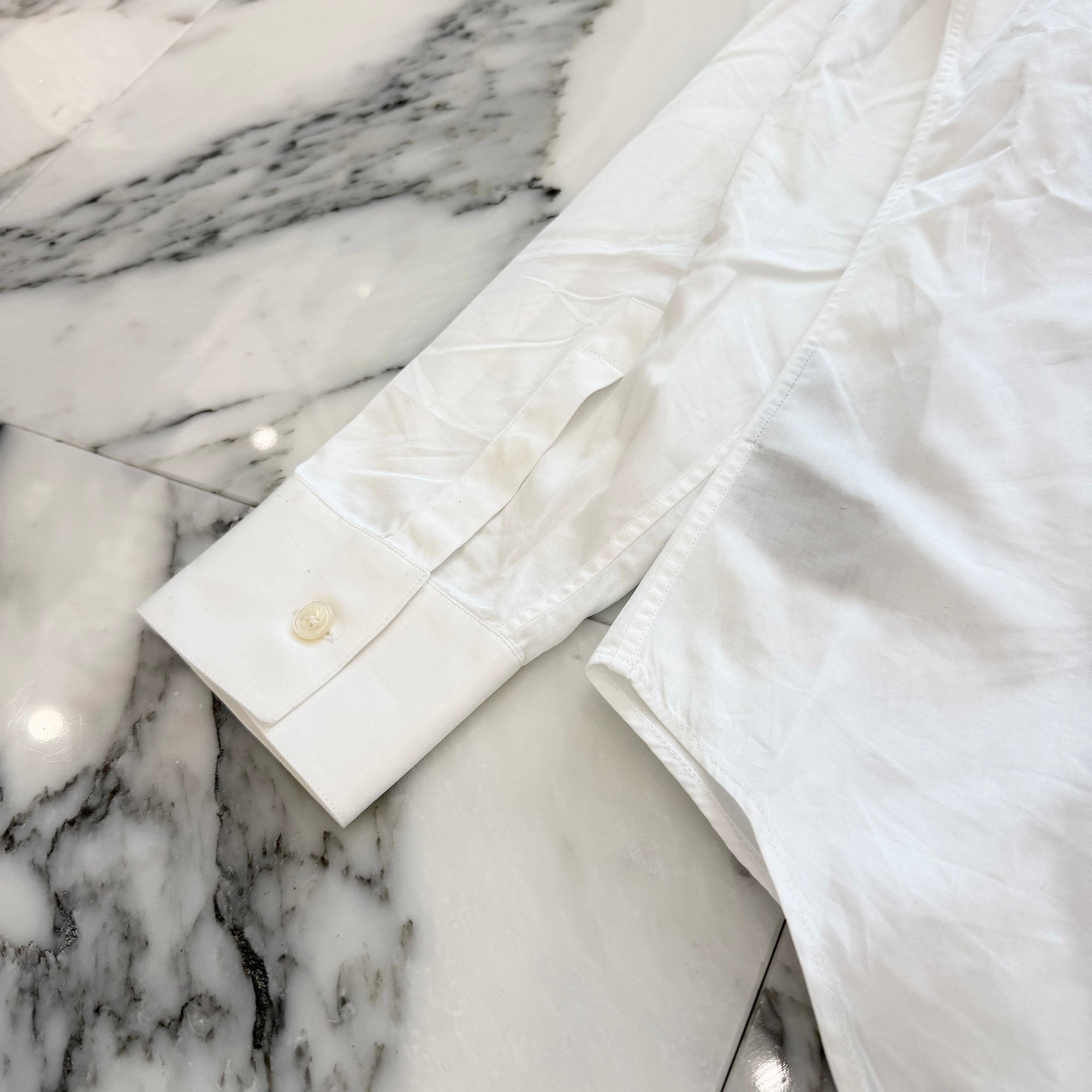DIOR 2022SS Christian Dior Atelier Logo Embroidery Cotton Shirt 213C543A1581 Size 38 ディオール クリスチャンディオール アトリエ ロゴ刺繍 コットンシャツ サイズ38