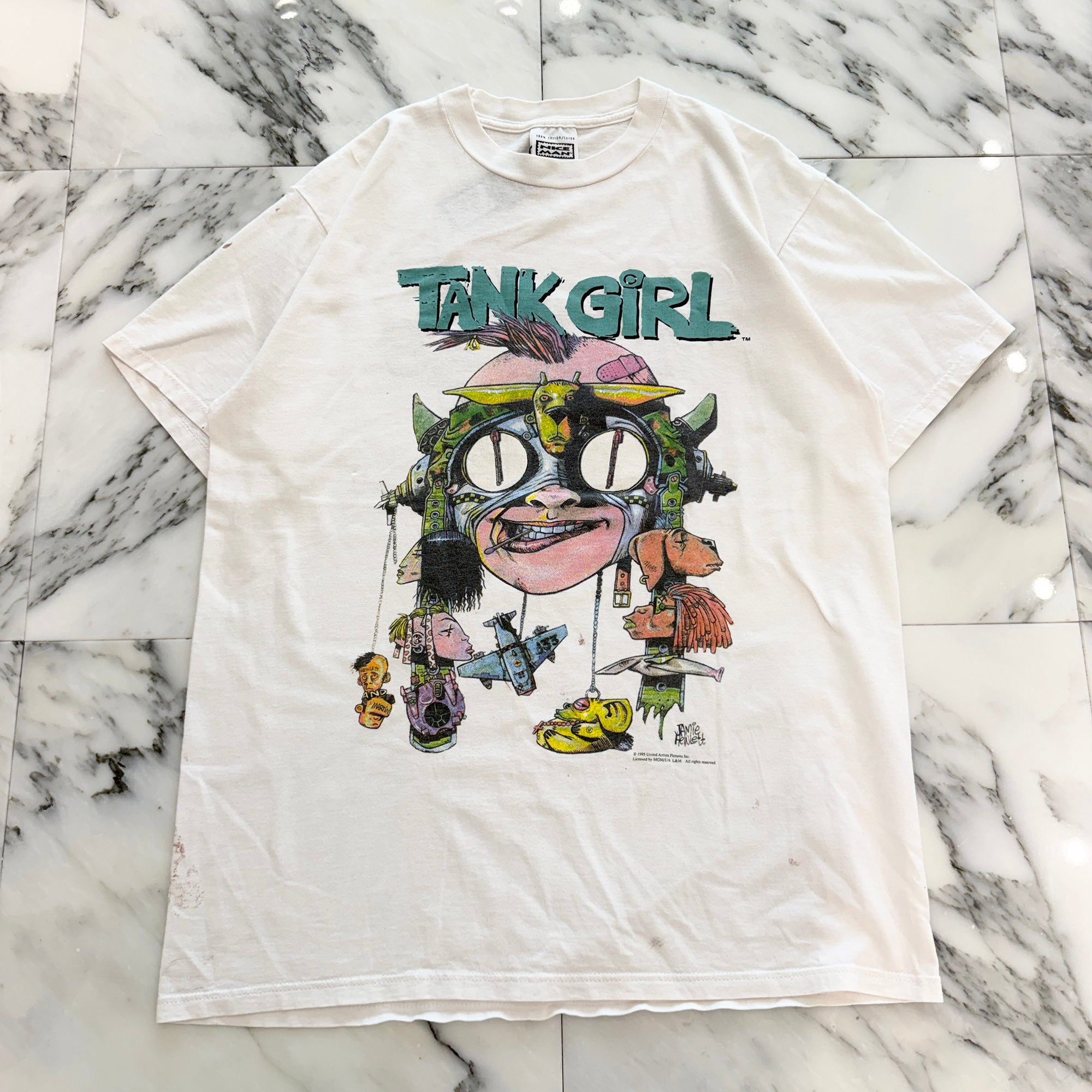 Vintage 90's "TANK GIRL" 1995 NKEMAN S/S Tee Size L ヴィンテージ 90's "タンク・ガール"1995 NKEMAN社製 Tシャツ サイズL