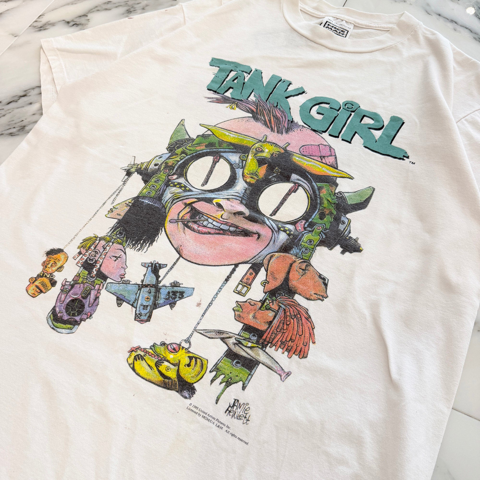 Vintage 90's "TANK GIRL" 1995 NKEMAN S/S Tee Size L ヴィンテージ 90's "タンク・ガール"1995 NKEMAN社製 Tシャツ サイズL