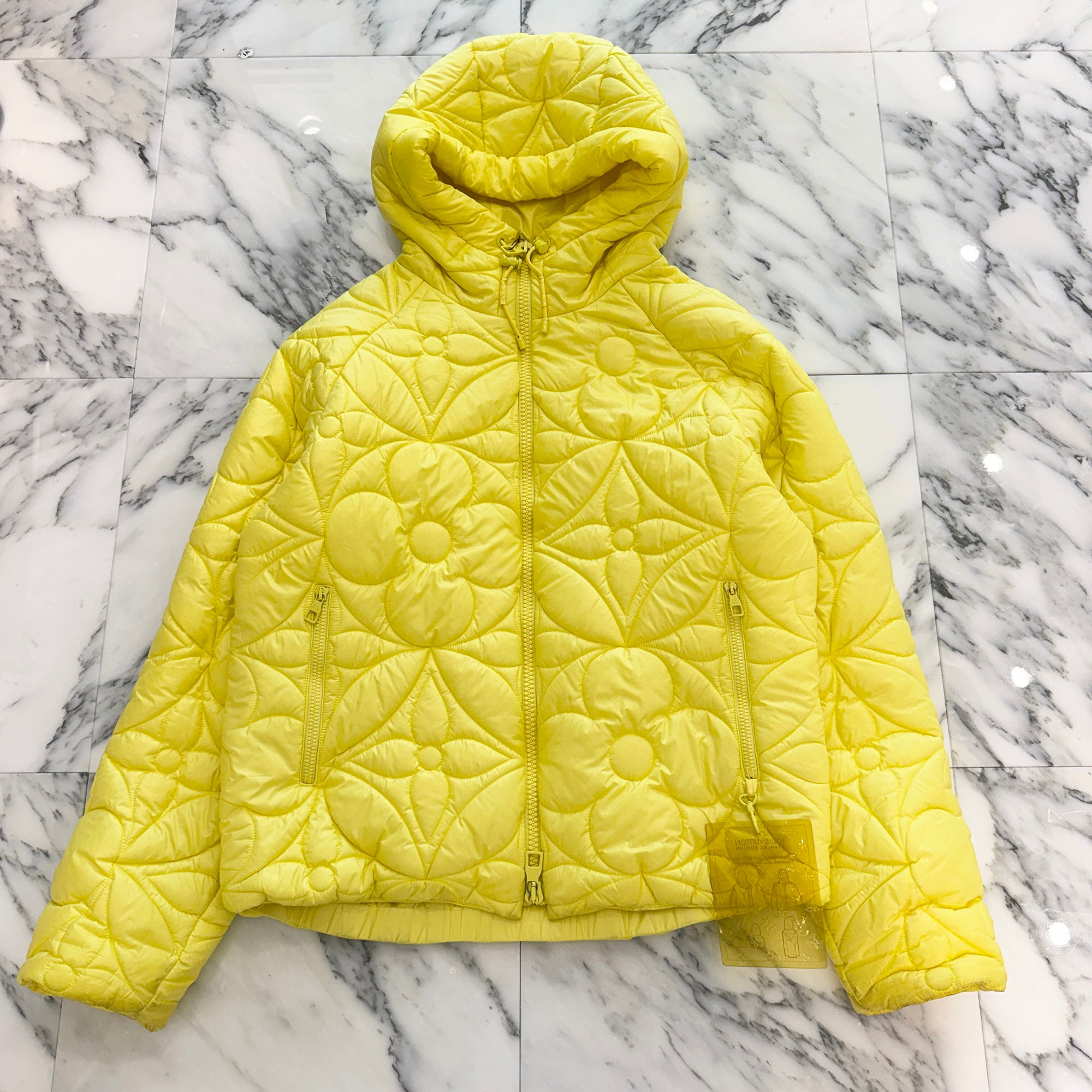 LOUIS VUITTON 2022SS LVSE Flower Quilted Jacket HMB47W Size 46 ルイヴィトン LVSE フラワー キルテッドジャケット サイズ46