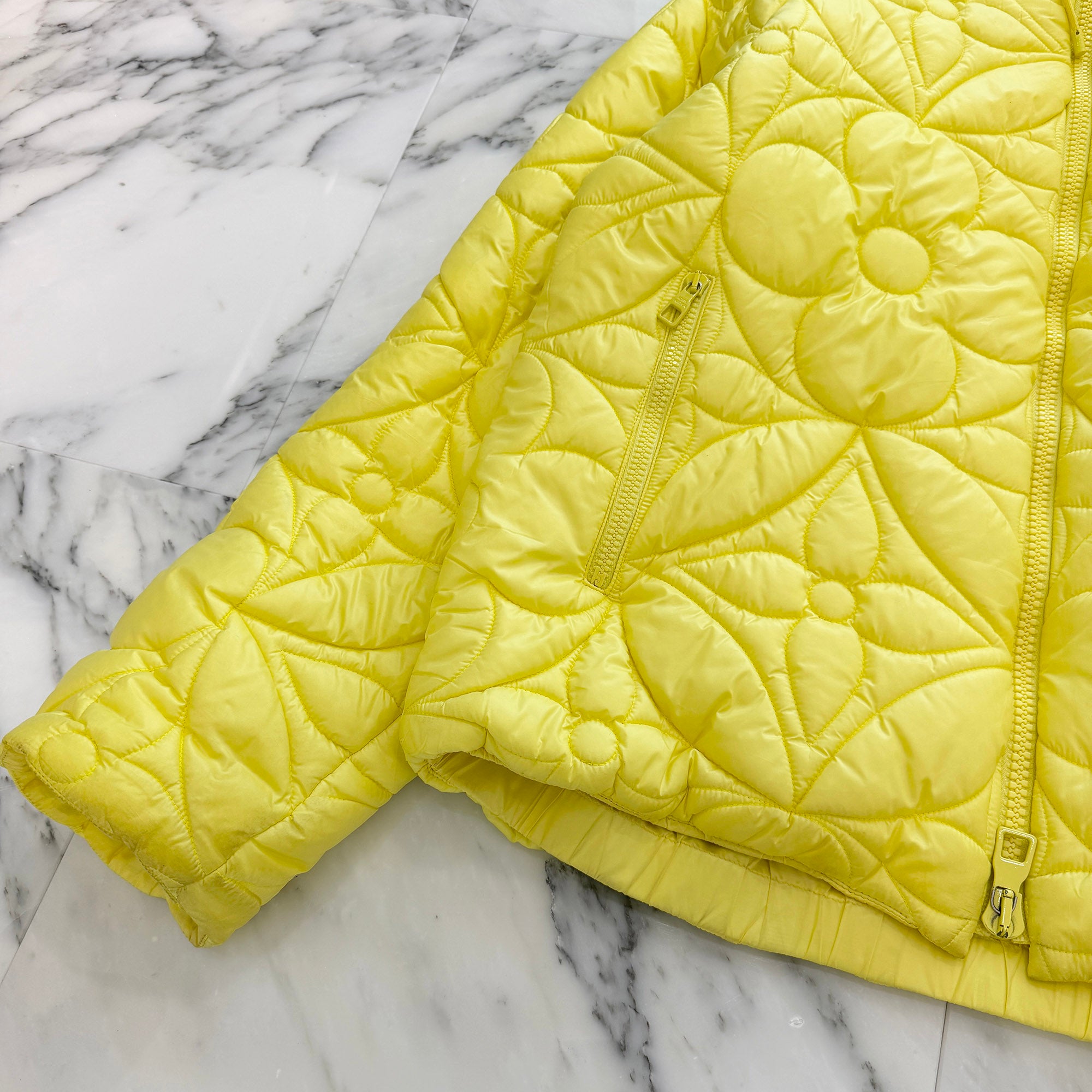 LOUIS VUITTON 2022SS LVSE Flower Quilted Jacket HMB47W Size 46 ルイヴィトン LVSE フラワー キルテッドジャケット サイズ46