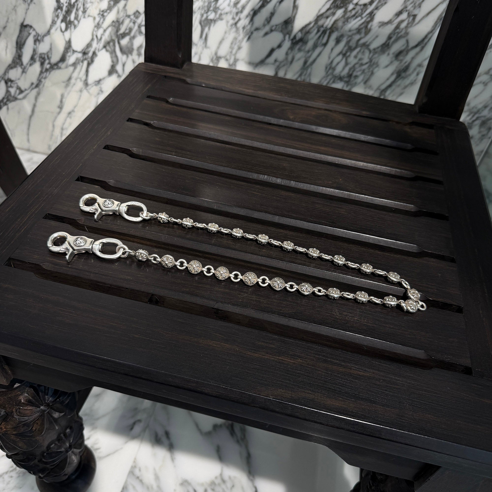 CHROME HEARTS 2CLIP Cross Ball Wallet Chain クロムハーツ 2クリップ クロスボール ウォレットチェーン