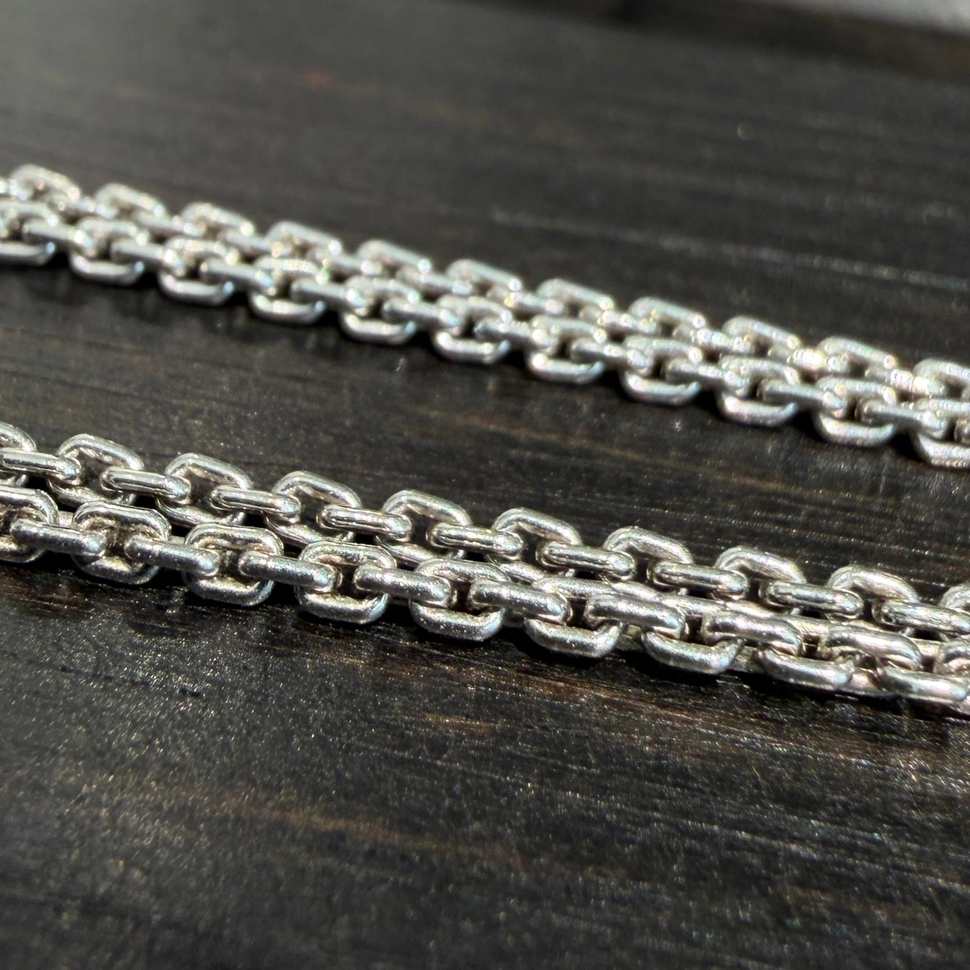 Tiffany Co. Hard Wear Large Double Link Pendant Necklace Pave Diamond 70353091 Size 16 Inch ティファニー ハード ウェア ラージダブル リンク ペンダント ネックレス パヴェダイアモンド サイズ16インチ