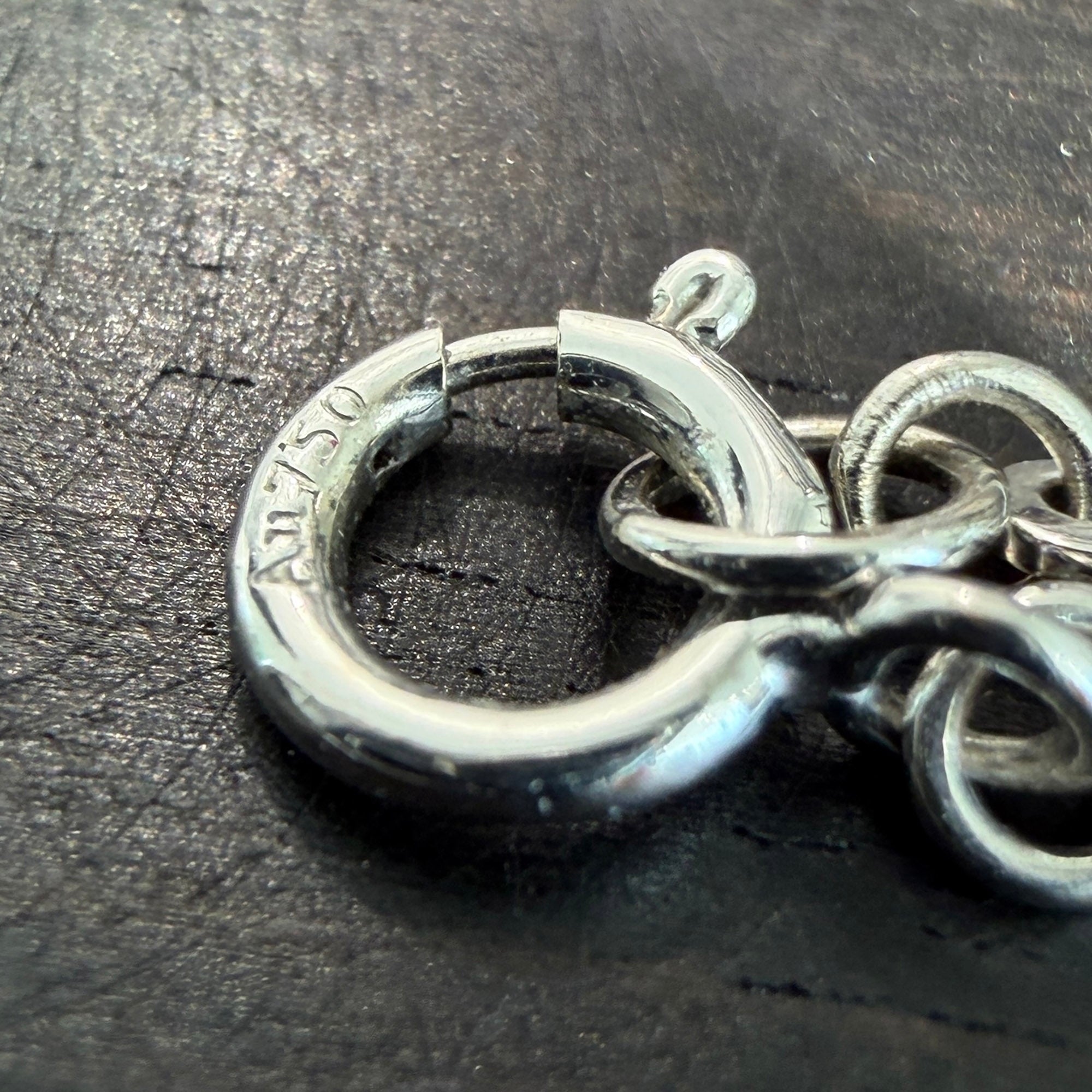 Tiffany Co. Hard Wear Large Double Link Pendant Necklace Pave Diamond 70353091 Size 16 Inch ティファニー ハード ウェア ラージダブル リンク ペンダント ネックレス パヴェダイアモンド サイズ16インチ