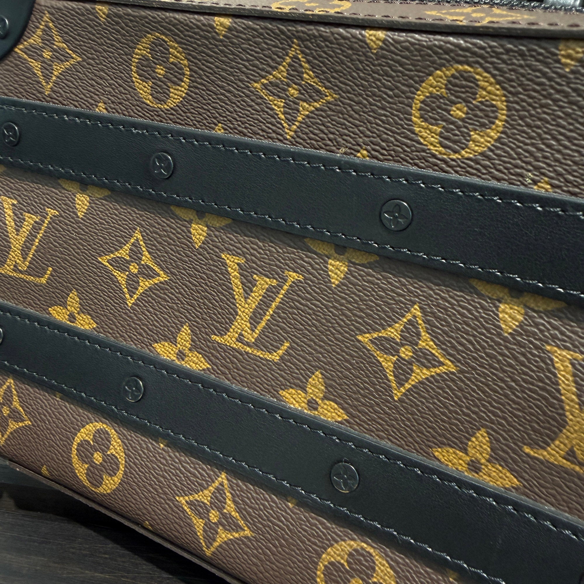 LOUIS VUITTON 2022SS Monogram Macassar Handle Soft Trunk Shoulder Bag M45935 ルイヴィトン モノグラム マカサー ハンドル ソフトトランク ショルダーバッグ