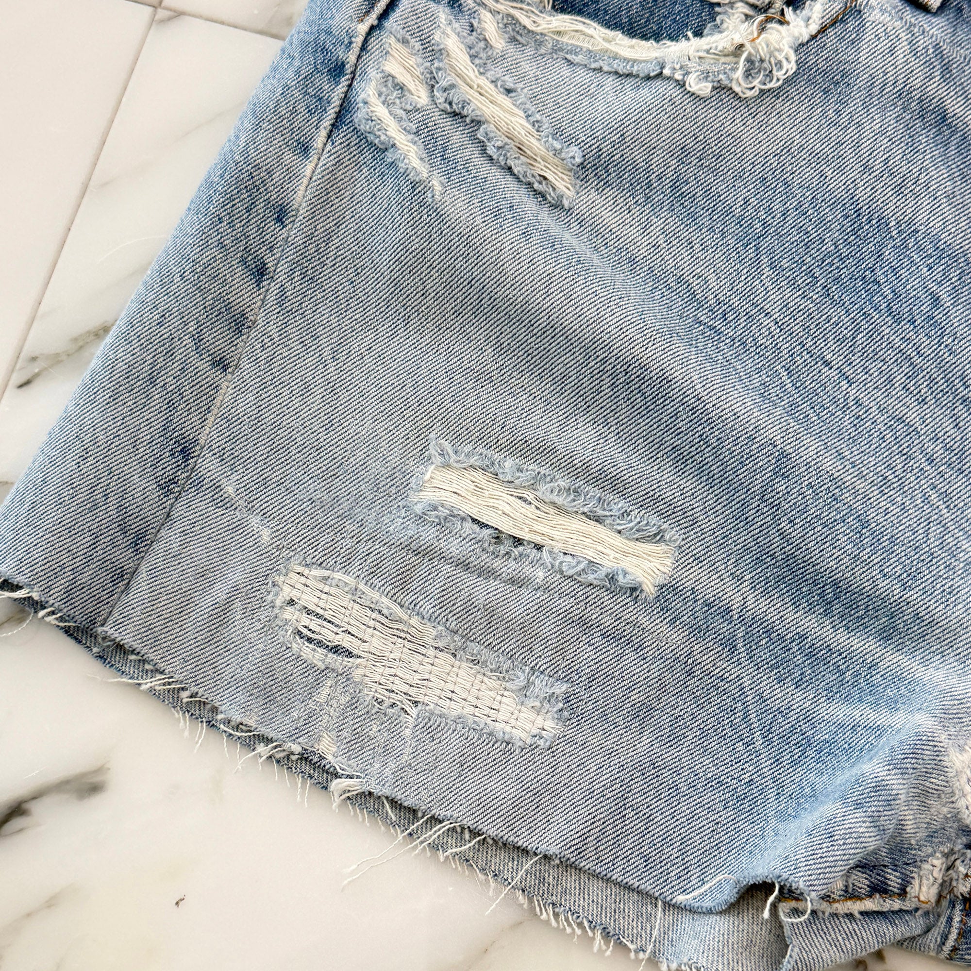 ABOUT DREAMS Butterfly Denim Shorts アバウトドリームズ バタフライ デニムショーツ