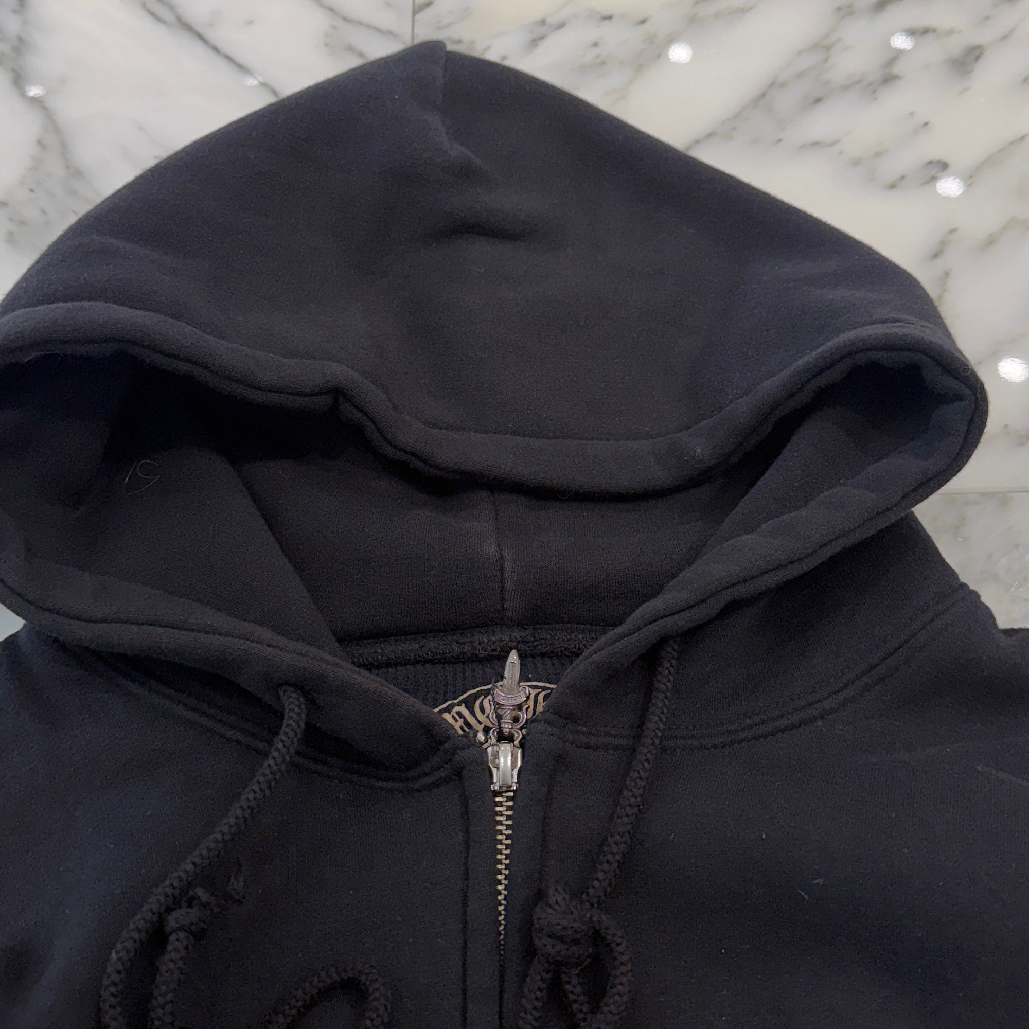 CHROME HEARTS FUCK YOU Back Horseshoe Side CH Plus Zip Up Hoodie Size L クロムハーツ ファックユー バックホースシュー サイドCHプラス ジップアップ フーディ サイズL