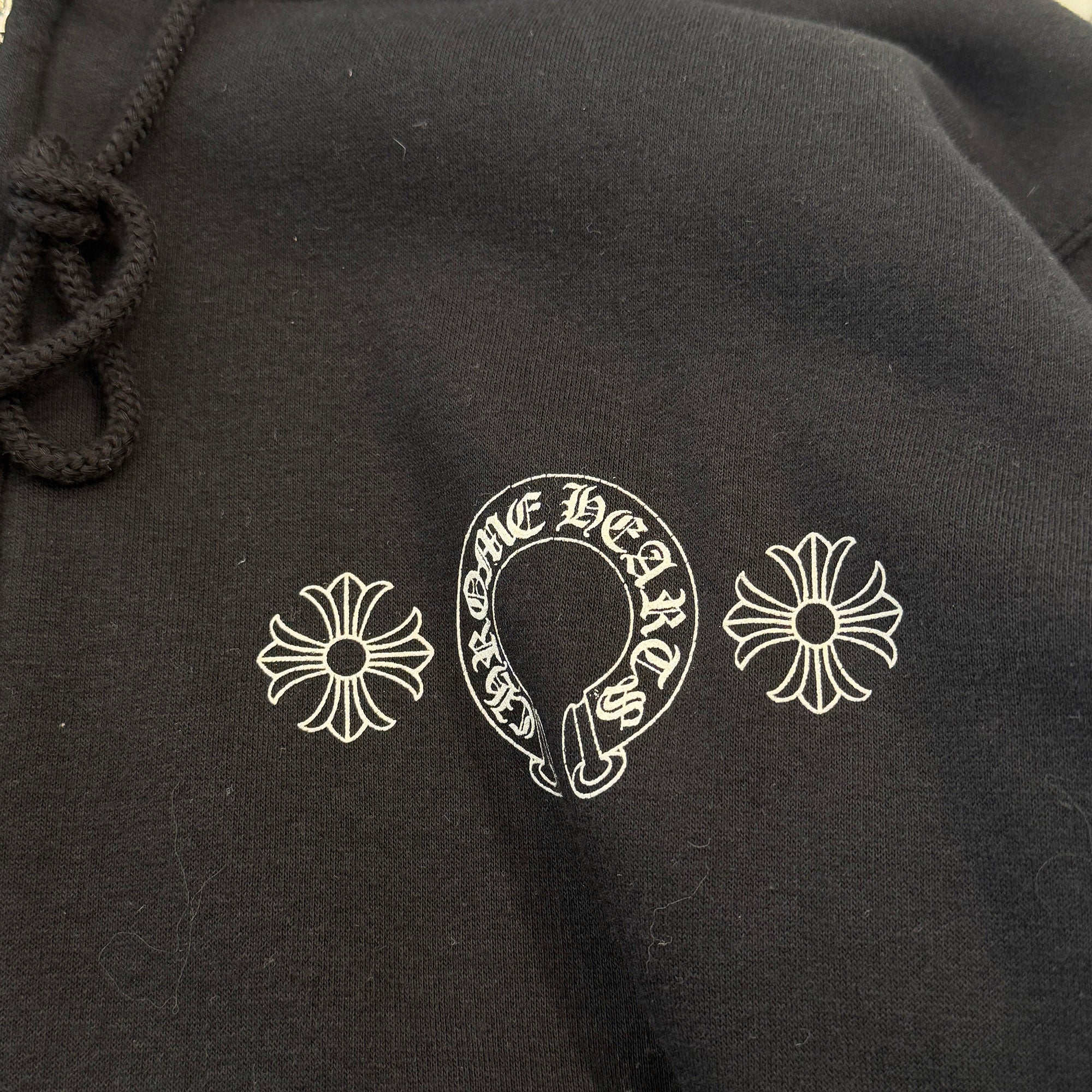 CHROME HEARTS FUCK YOU Back Horseshoe Side CH Plus Zip Up Hoodie Size L クロムハーツ ファックユー バックホースシュー サイドCHプラス ジップアップ フーディ サイズL