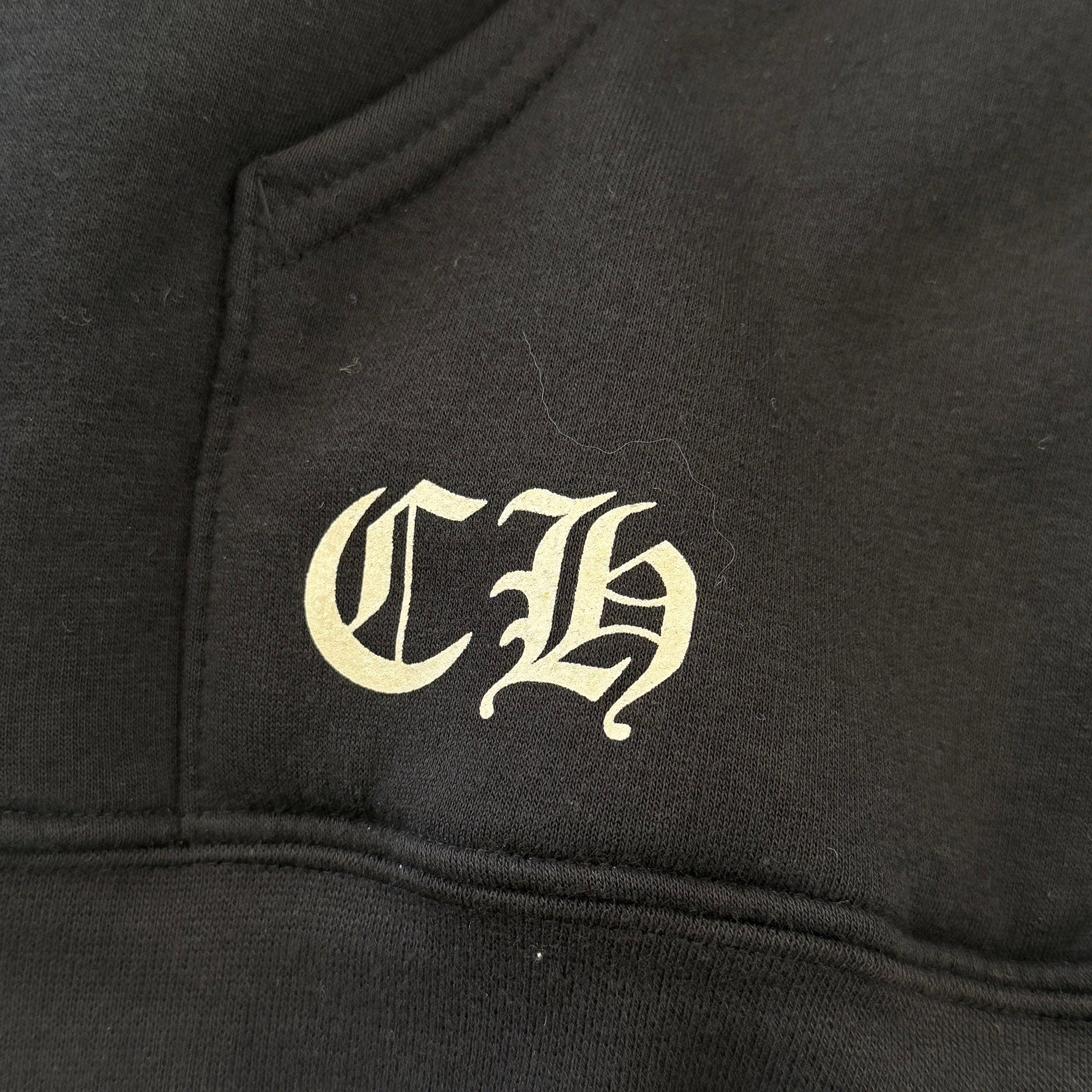 CHROME HEARTS FUCK YOU Back Horseshoe Side CH Plus Zip Up Hoodie Size L クロムハーツ ファックユー バックホースシュー サイドCHプラス ジップアップ フーディ サイズL