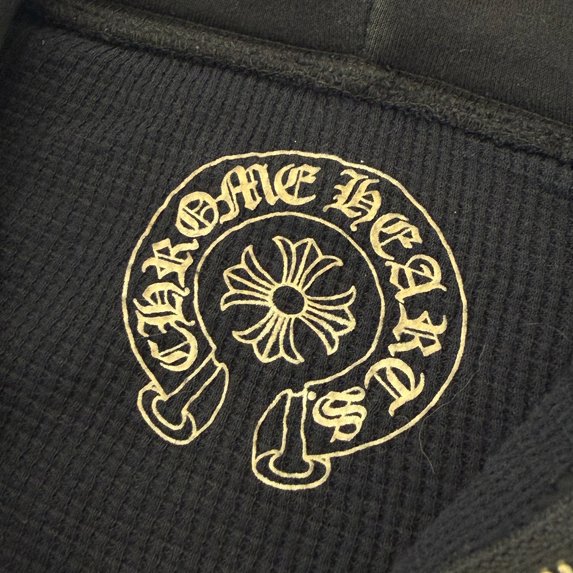 CHROME HEARTS FUCK YOU Back Horseshoe Side CH Plus Zip Up Hoodie Size L クロムハーツ ファックユー バックホースシュー サイドCHプラス ジップアップ フーディ サイズL