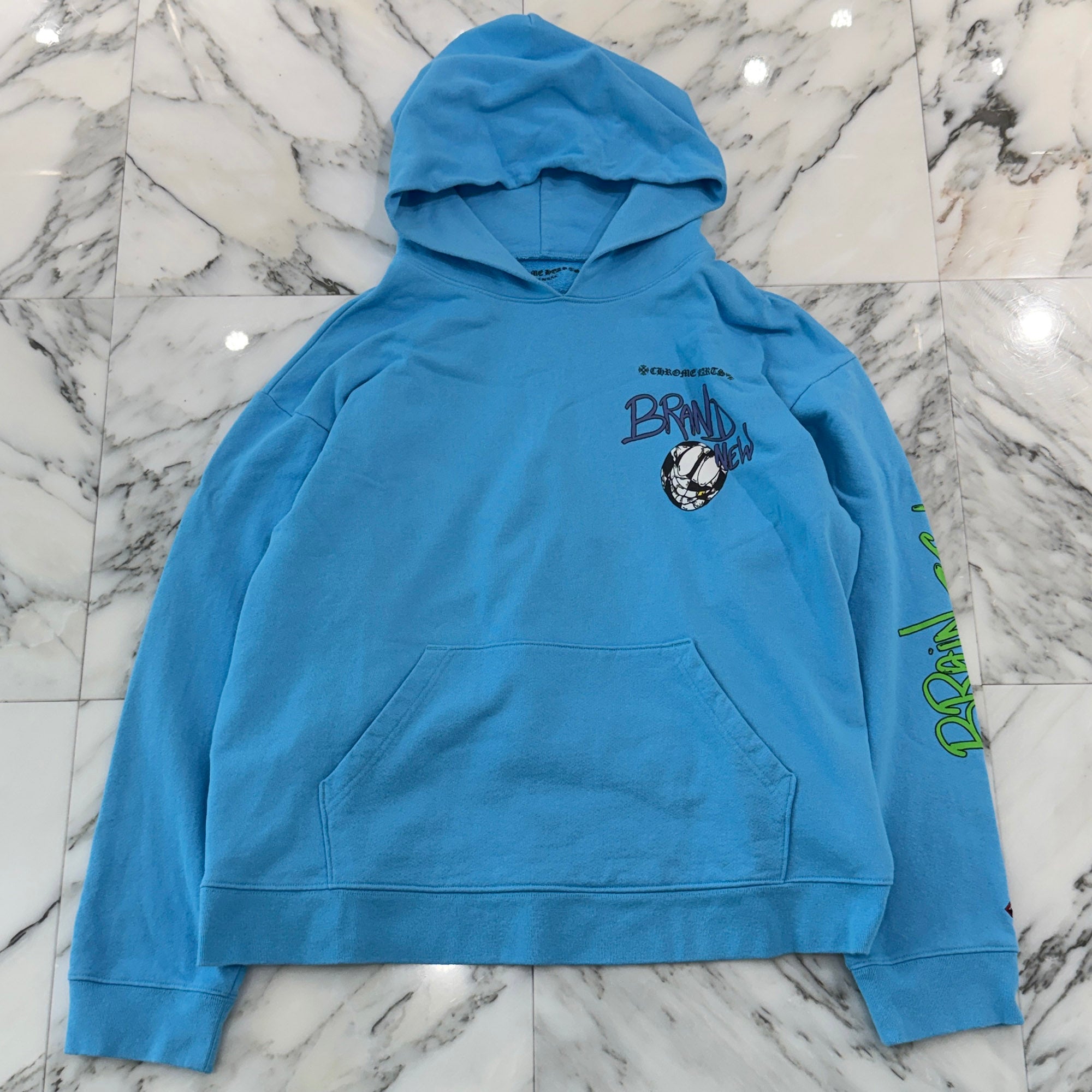 CHROME HEARTS × MATTY BOY 2024SS BRAIN NEW Pullover Hoodie Size XXL クロムハーツ×マッティボーイ ブレインニュー プルオーバーフーディ サイズXXL