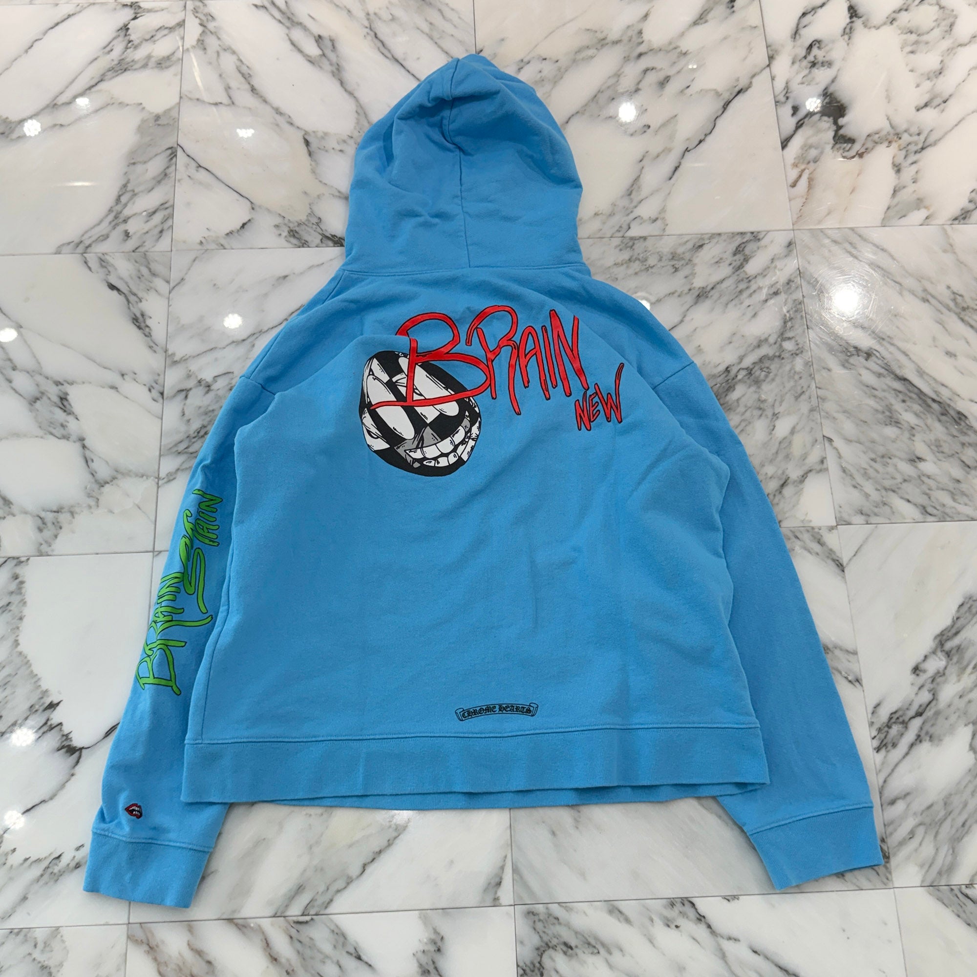 CHROME HEARTS × MATTY BOY 2024SS BRAIN NEW Pullover Hoodie Size XXL クロムハーツ×マッティボーイ ブレインニュー プルオーバーフーディ サイズXXL