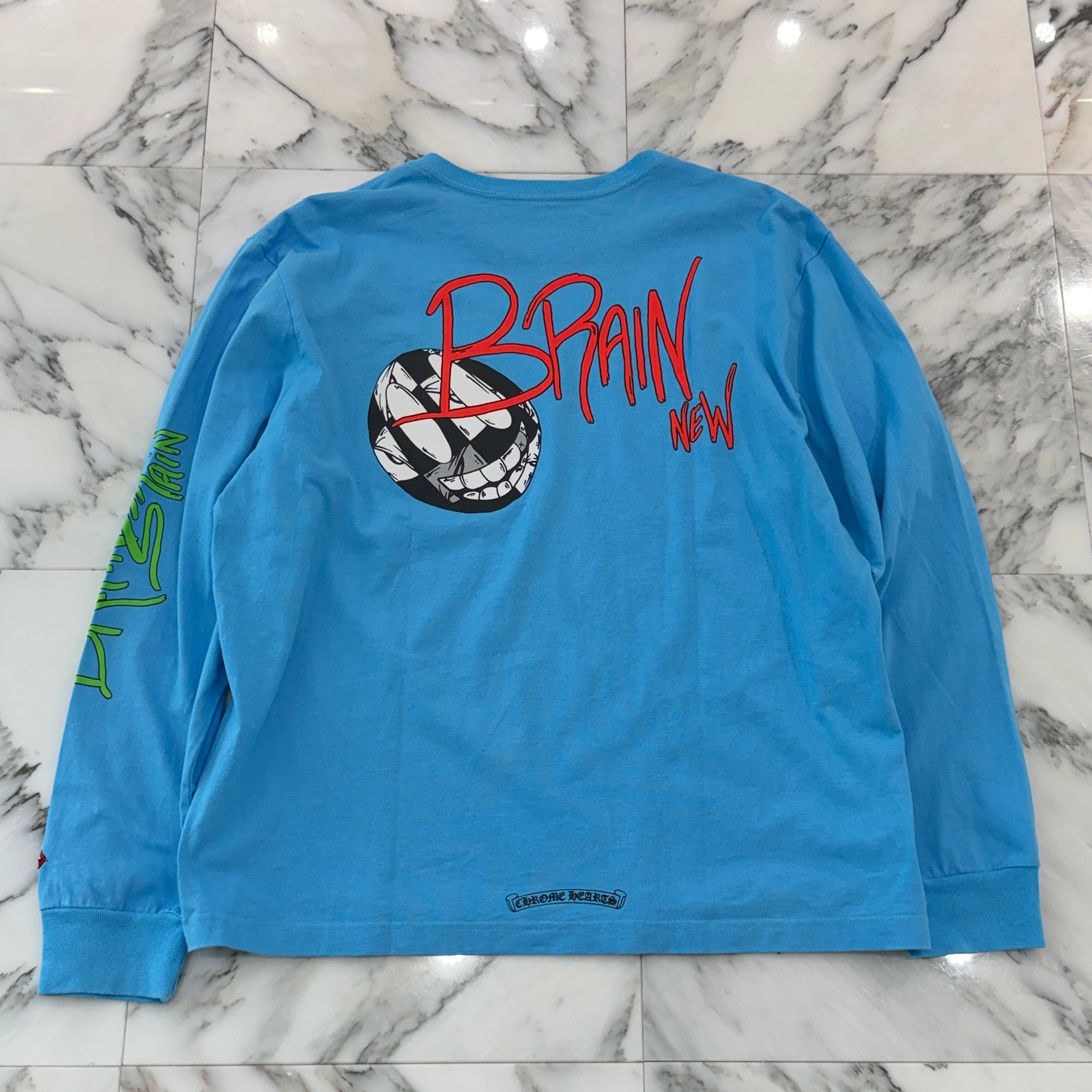 CHROME HEARTS × MATTY BOY 2024SS BRAIN NEW Long Sleeve Tee Size XXL クロムハーツ × マッティボーイ ブレインニュー ロングスリーブTシャツ サイズXXL