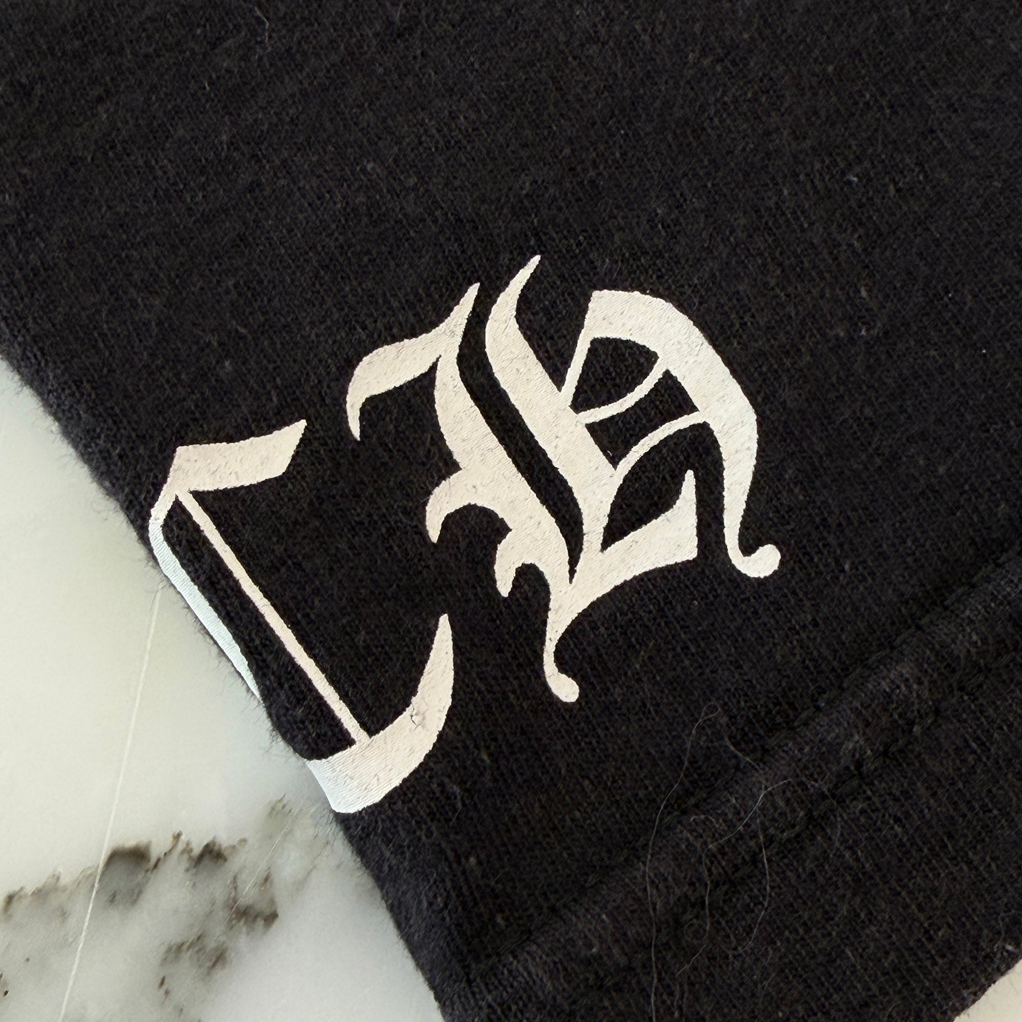 CHROME HEARTS Neck Logo Back Double Cross Scroll Tee Size L クロムハーツ ネックロゴ バック ダブル クロス スクロール Tシャツ サイズL