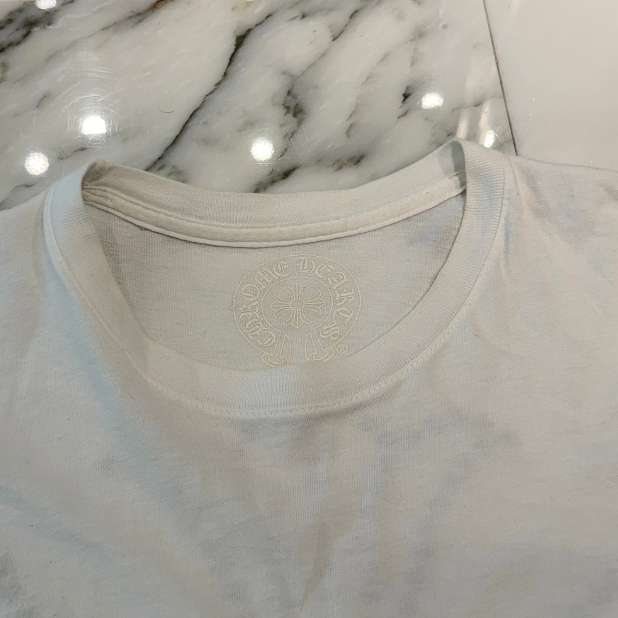 CHROME HEARTS Back Scroll CH Plus Tee Size L クロムハーツ バックスクロール CHプラス Tシャツ サイズL