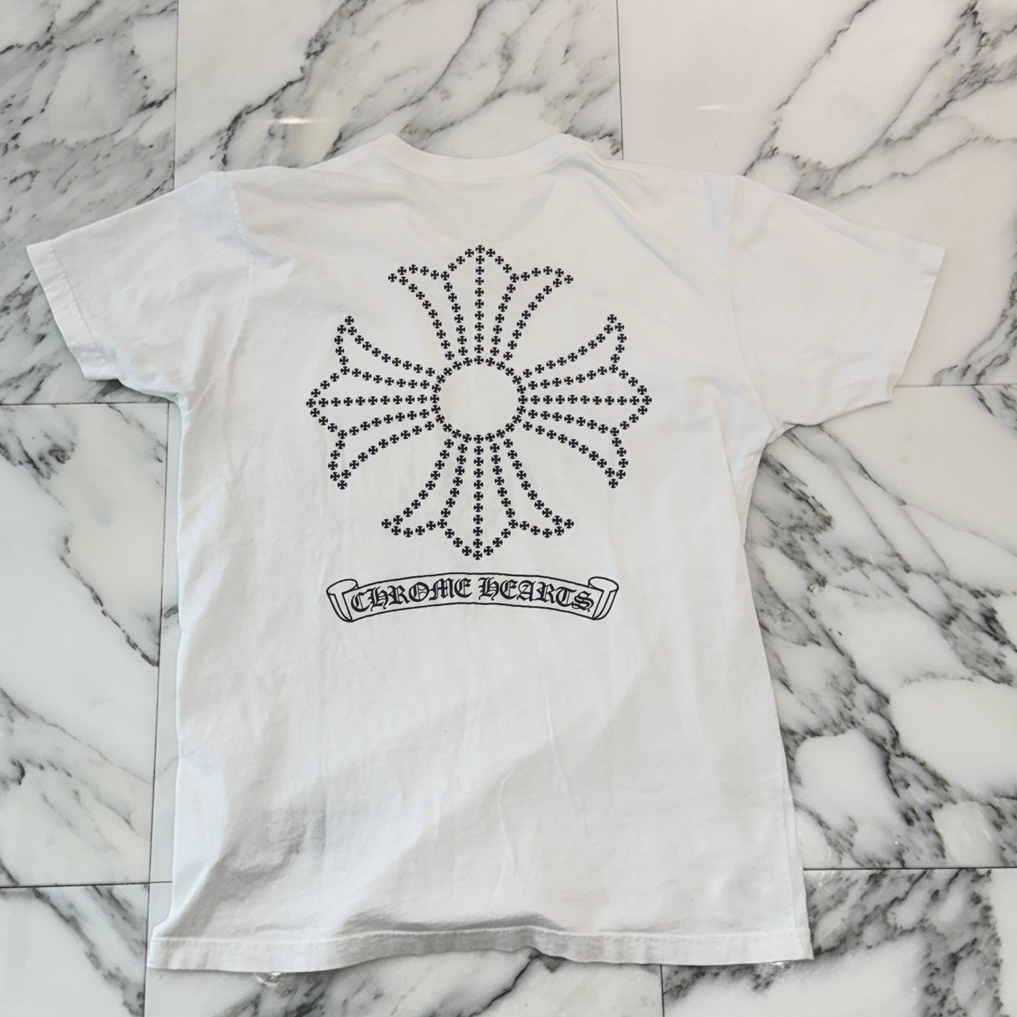CHROME HEARTS Back Scroll CH Plus Tee Size L クロムハーツ バックスクロール CHプラス Tシャツ サイズL