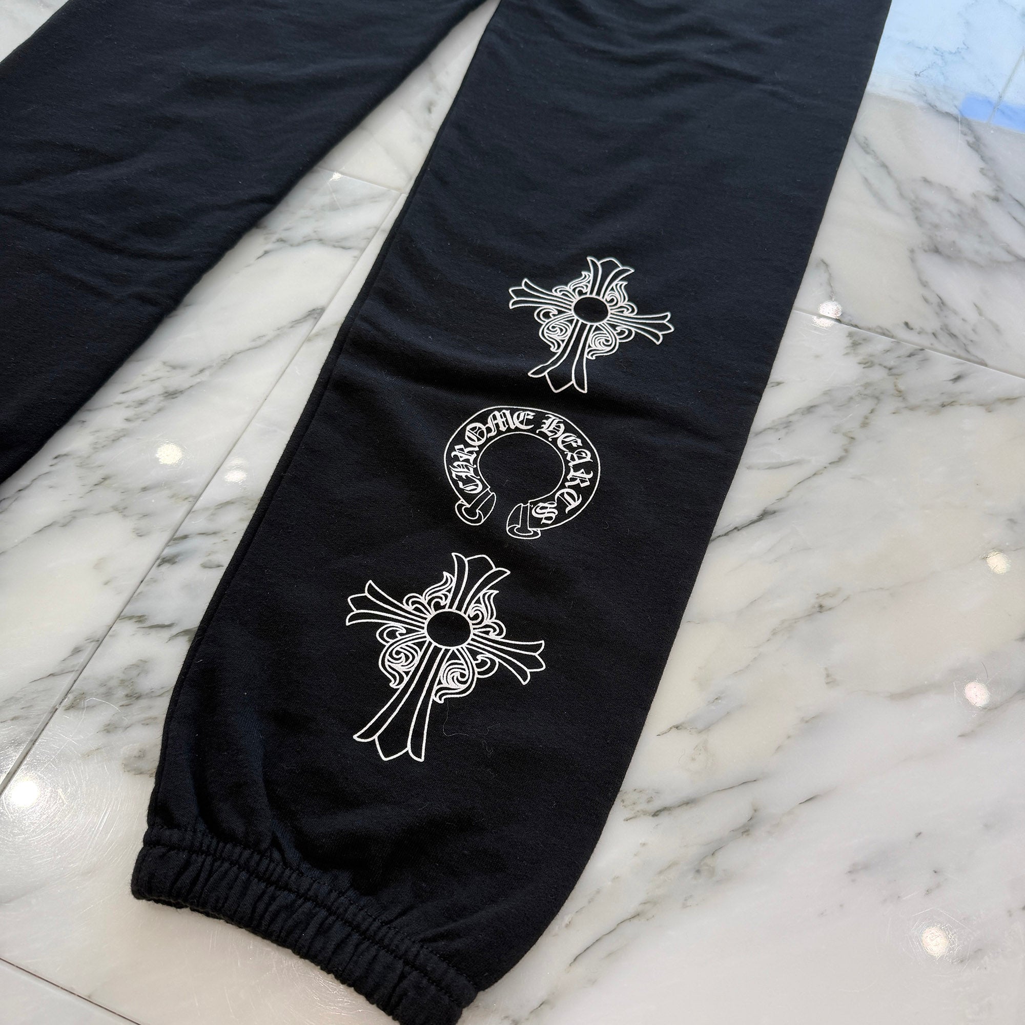 CHROME HEARTS T Bar Horseshoe Sweat Long Pants Size M クロムハーツ Tバー ホースシュー スウェットロングパンツ サイズM