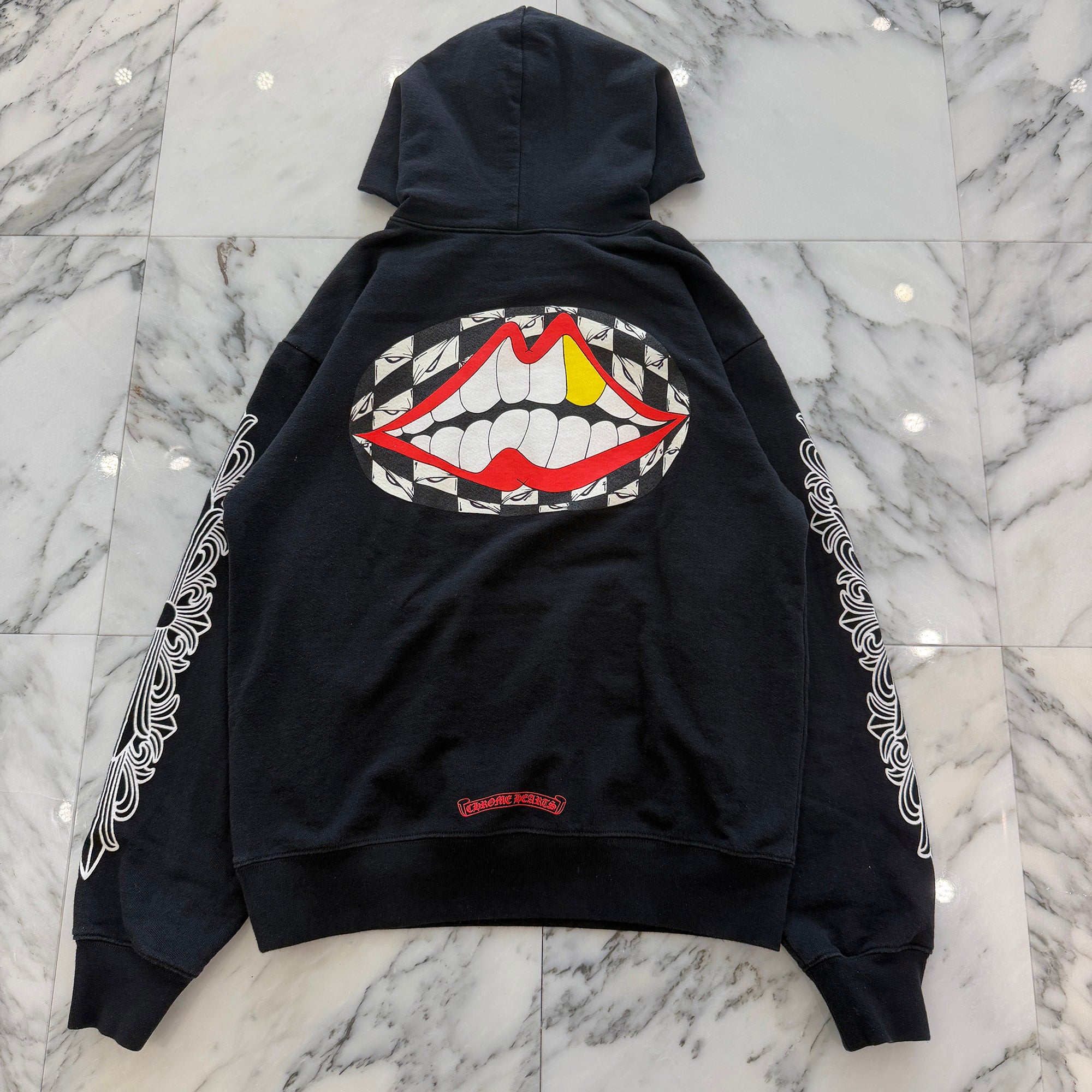 CHROME HEARTS × MATTY BOY 99 Eyes Chomper Pullover Hoodie Size M クロムハーツ × マッティボーイ 99アイズ チョンパー プルオーバーフーディー サイズM