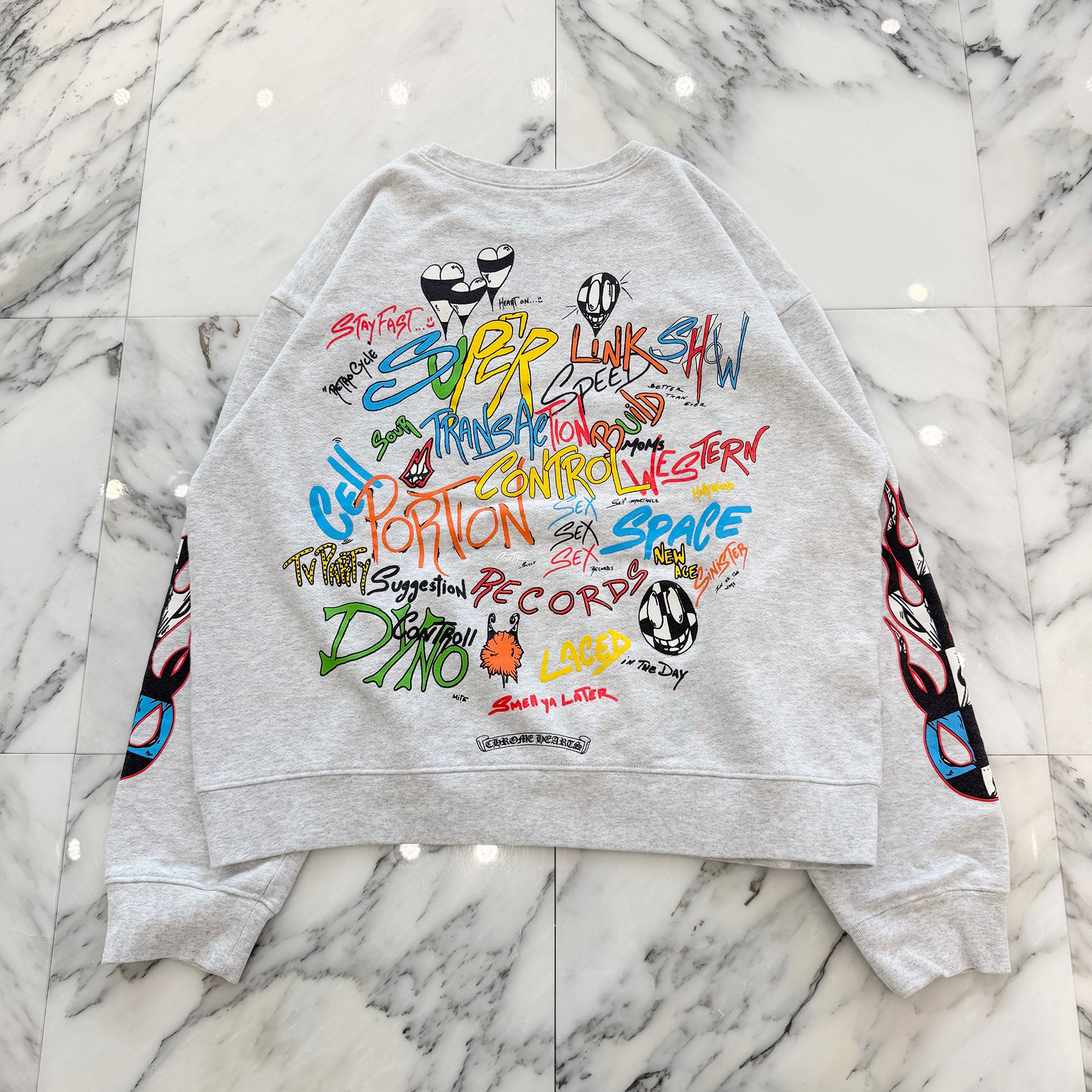CHROME HEARTS × MATTY BOY 2021SS PPO STAY FAST Sweatshirt Size XL クロムハーツ × マッティボーイ PPO スティファスト スウェットシャツ サイズXL