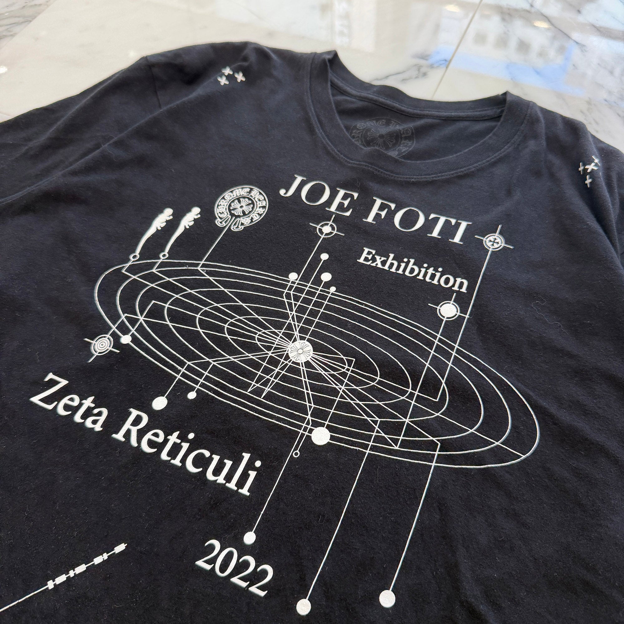 CHROME HEARTS 2022SS JOE FOTI Limited Exhibition Graphic Print Tee Size L クロムハーツ ジョーフォティ リミテッド エキシビジョン グラフィック プリント Tシャツ サイズL