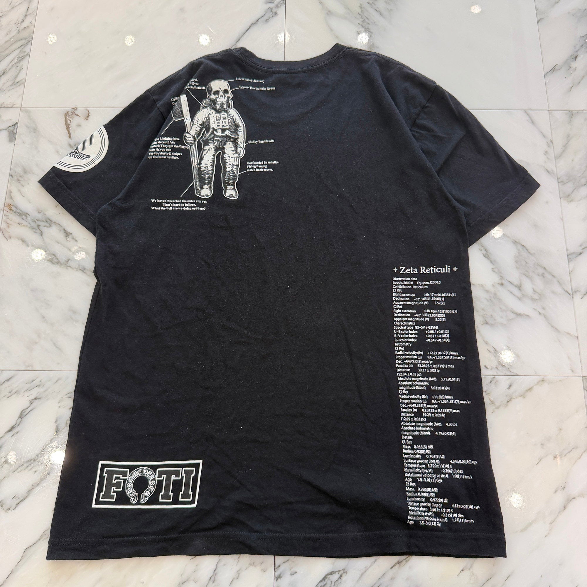 CHROME HEARTS 2022SS JOE FOTI Limited Exhibition Graphic Print Tee Size L クロムハーツ ジョーフォティ リミテッド エキシビジョン グラフィック プリント Tシャツ サイズL