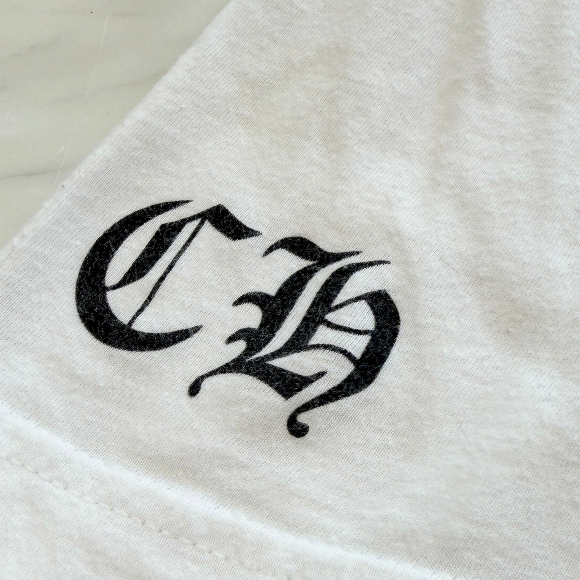 CHROME HEARTS Back Scroll Horseshoe Star Print Tee Size M クロムハーツ バックスクロール ホースシュー スタープリントTシャツ サイズM