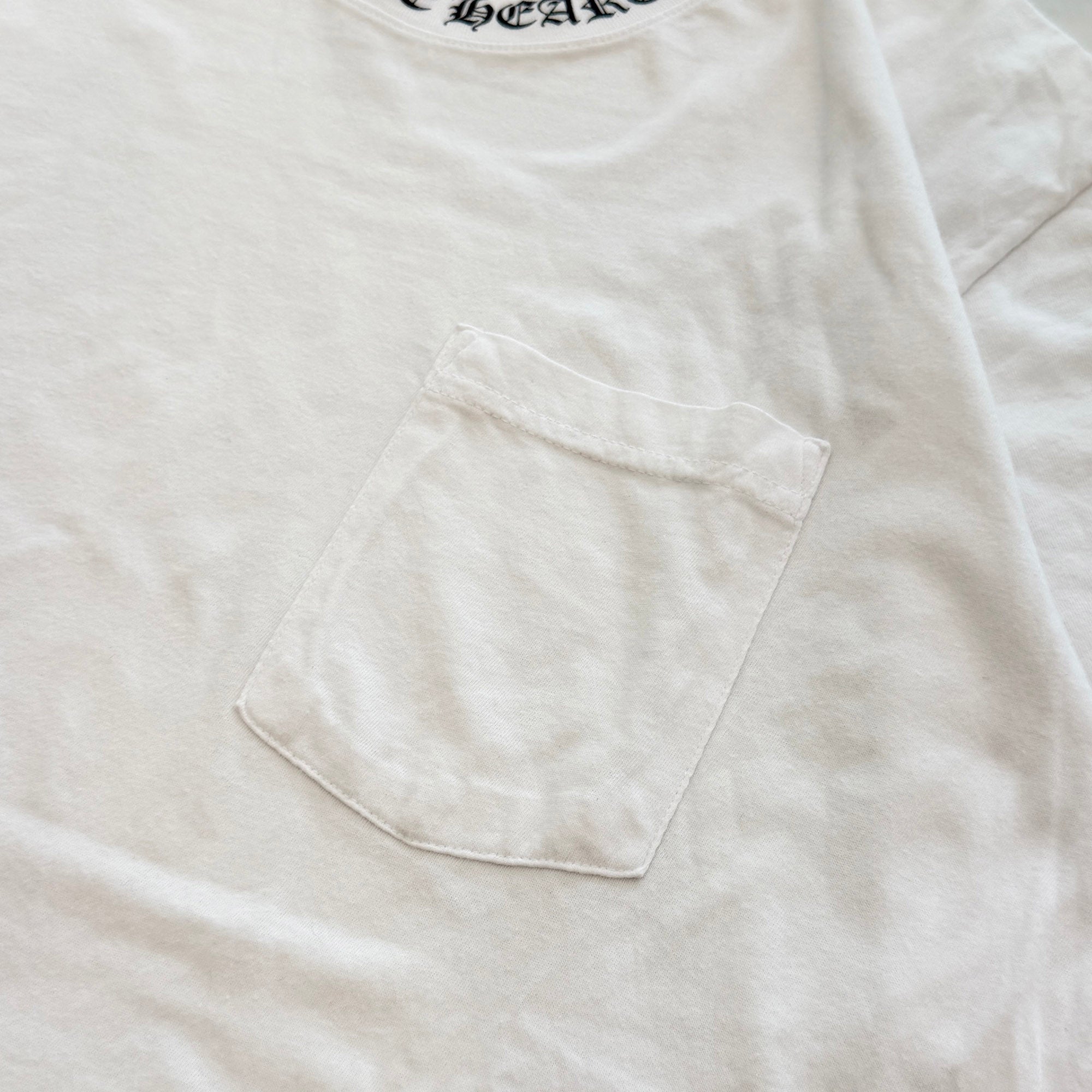 CHROME HEARTS Neck Logo Tee Size L クロムハーツ ネックロゴ Tシャツ サイズL