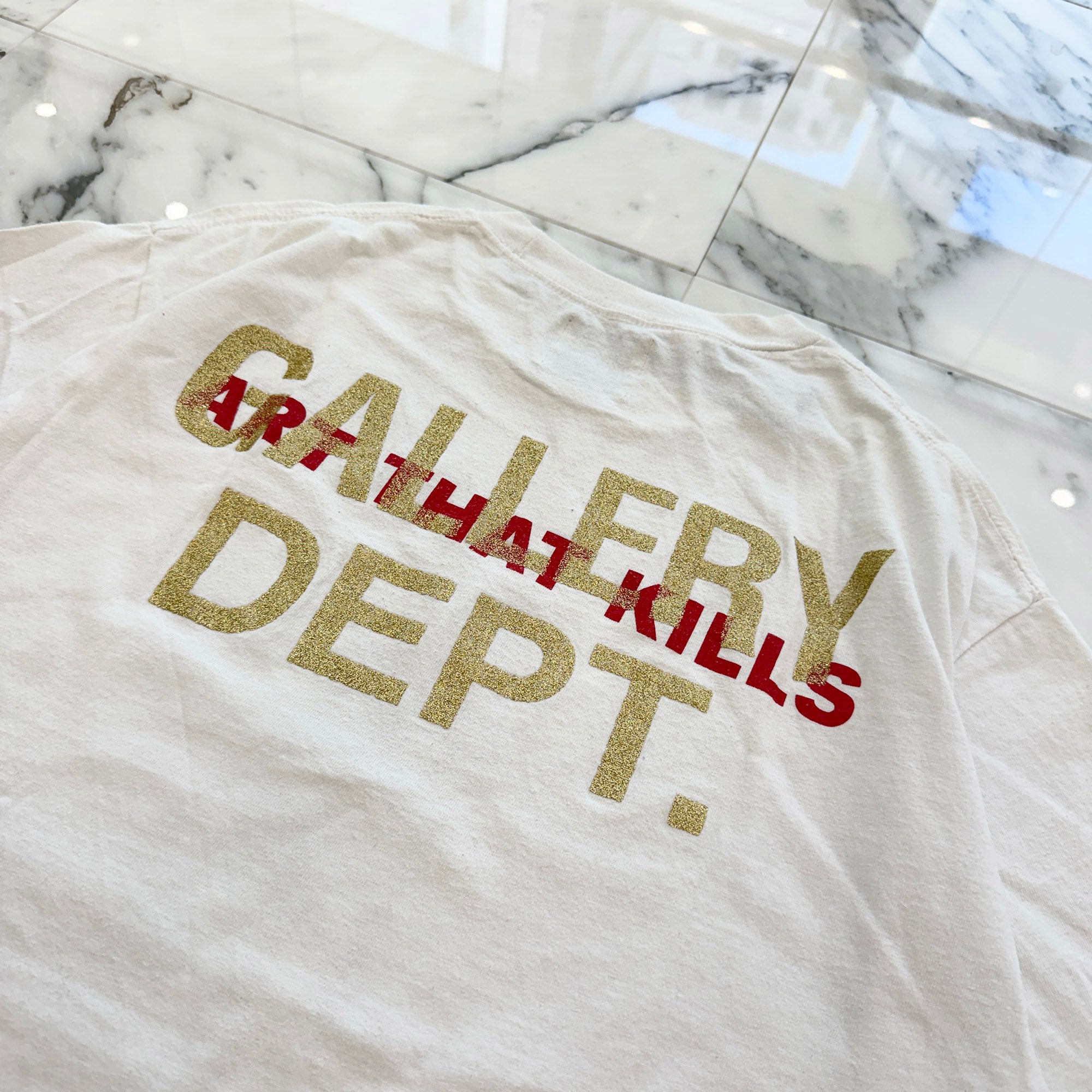 GALLERY DEPT. "BORN TO DIE" S/S Tee Size M ギャラリーデプト "ボーン・トゥ・ダイ" 半袖Tシャツ サイズM