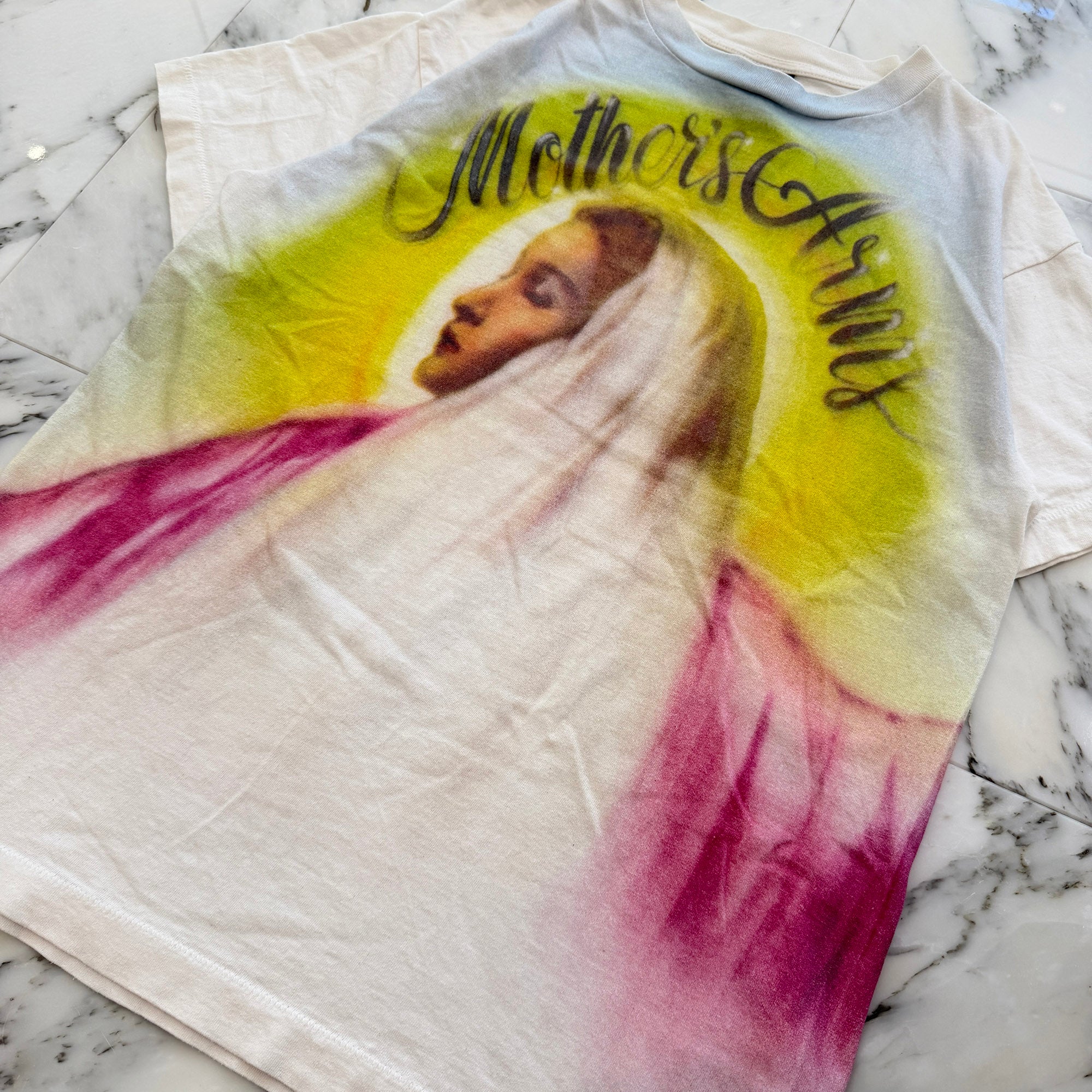 SAINT Mxxxxxx 2021SS "MARIA HUG" S/S Tee SM-S21-C000-002 Size M セントマイケル "マリア・ハグ" 半袖Tシャツ サイズM