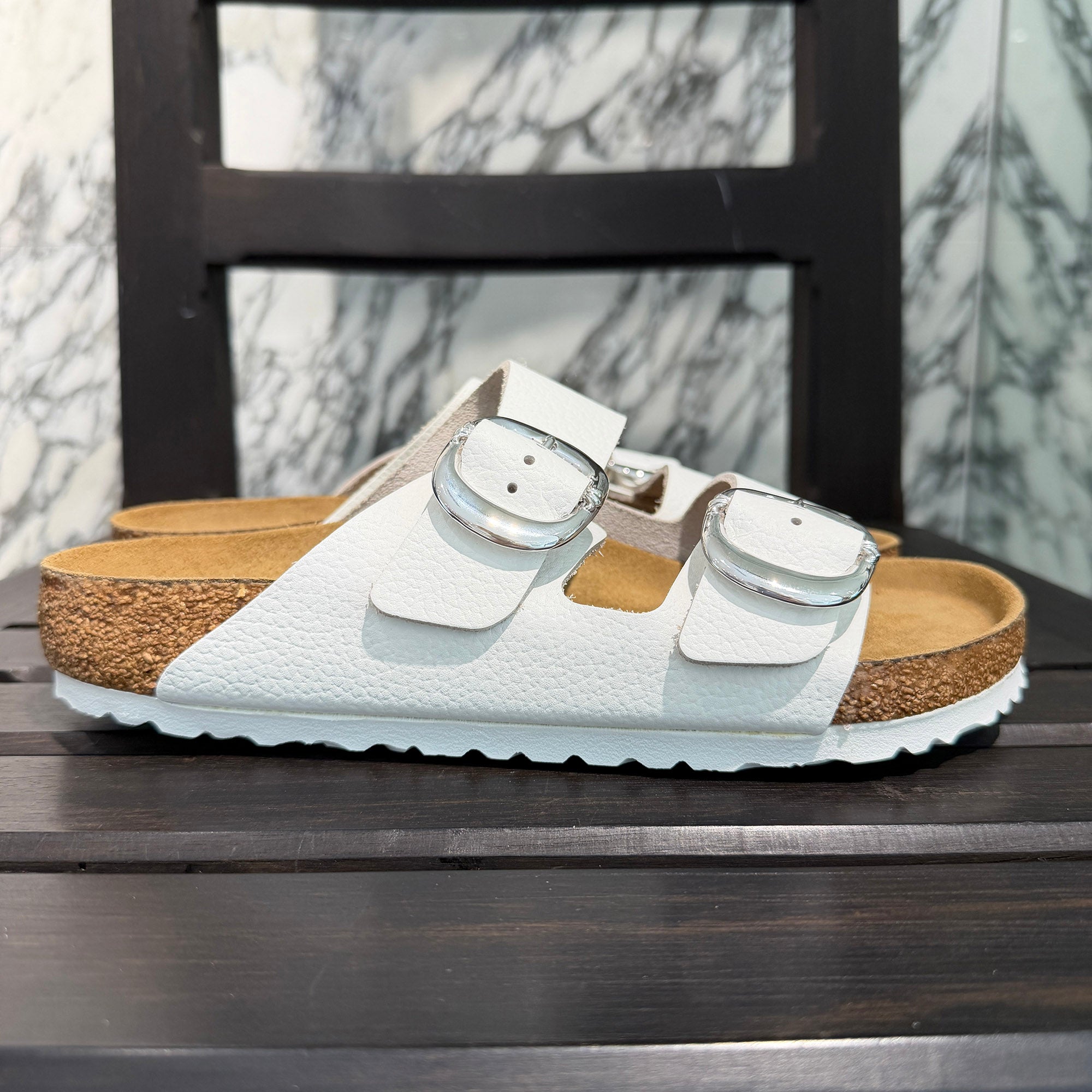 CHROME HEARTS × BIRKENSTOCK Gunslinger Buckle Arizona Leather Sandals Size 38 (24.5cm) クロムハーツ × ビルケンシュトック ガンスリンガーバックル アリゾナ レザー サンダル サイズ38 (24.5cm)