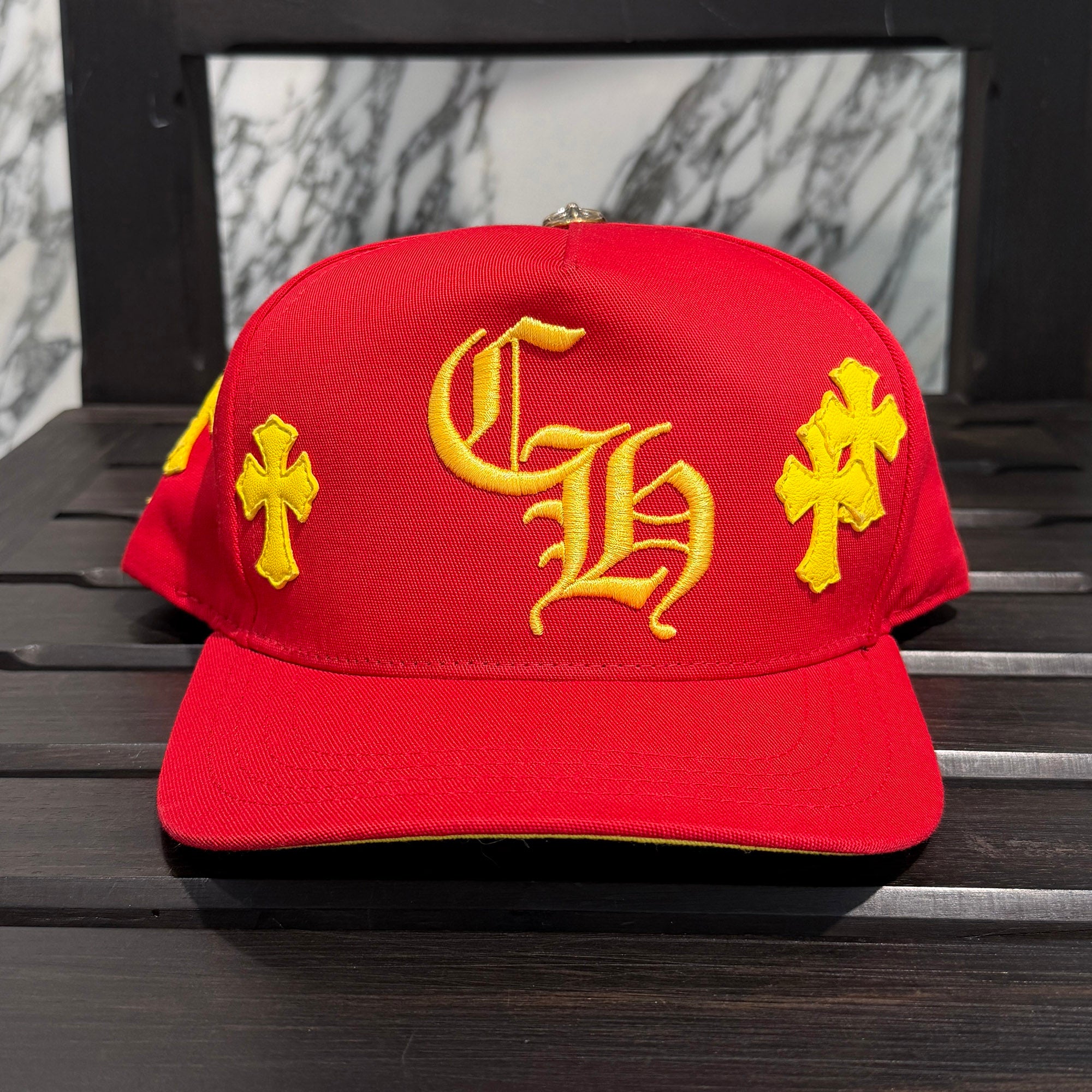 CHROME HEARTS Cemetery Cross Patch Trucker Cap ONE SIZE (51-61) クロムハーツ セメタリークロスパッチ トラッカーキャップ ONE SIZE (51-61)