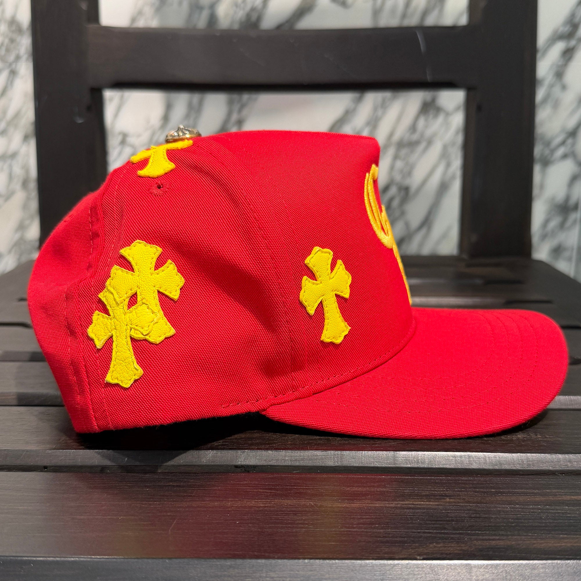 CHROME HEARTS Cemetery Cross Patch Trucker Cap ONE SIZE (51-61) クロムハーツ セメタリークロスパッチ トラッカーキャップ ONE SIZE (51-61)