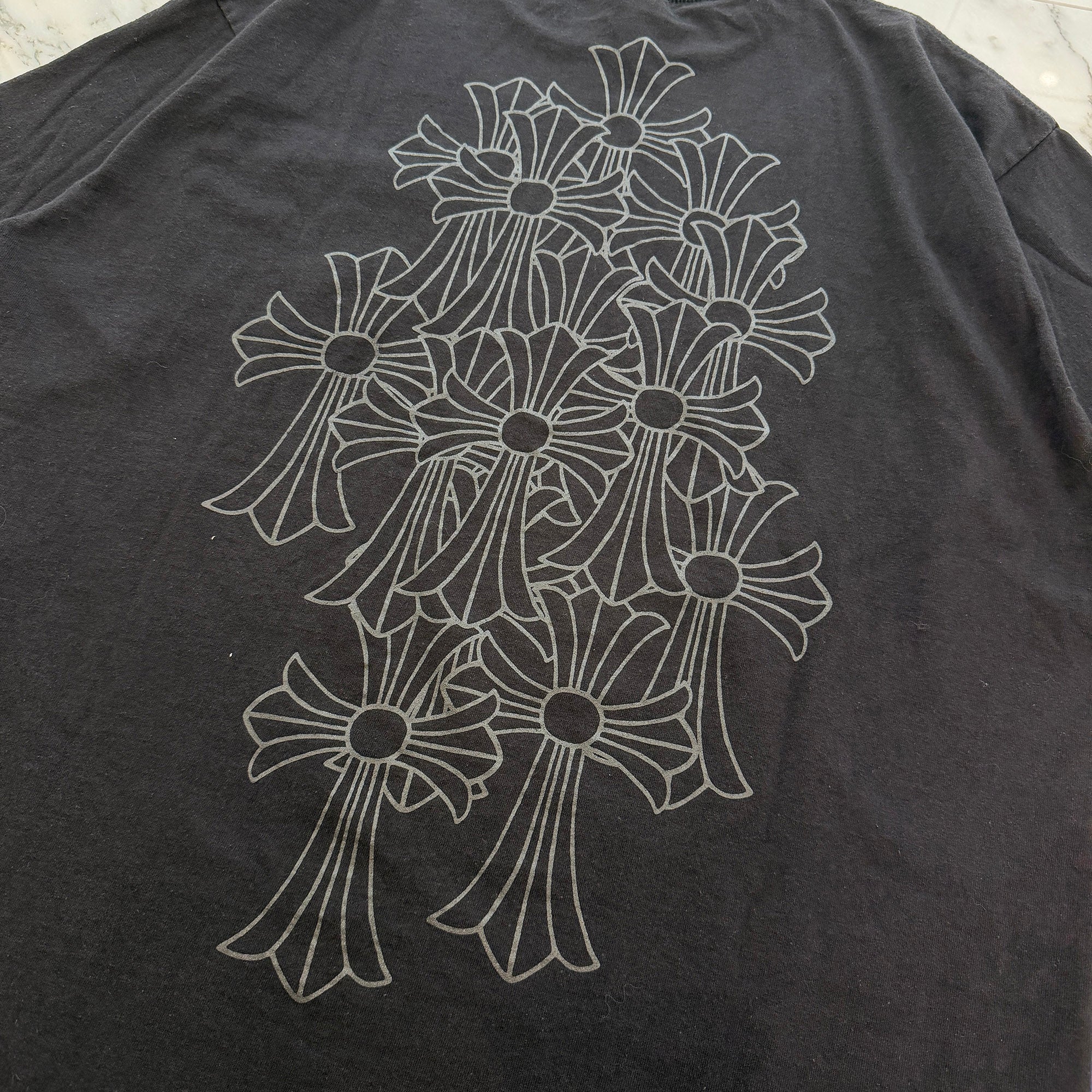 CHROME HEARTS Back Cemetery Cross Vine Dagger Print Tee Size XL クロムハーツ バックセメタリークロス ヴァインダガープリント Tシャツ サイズXL