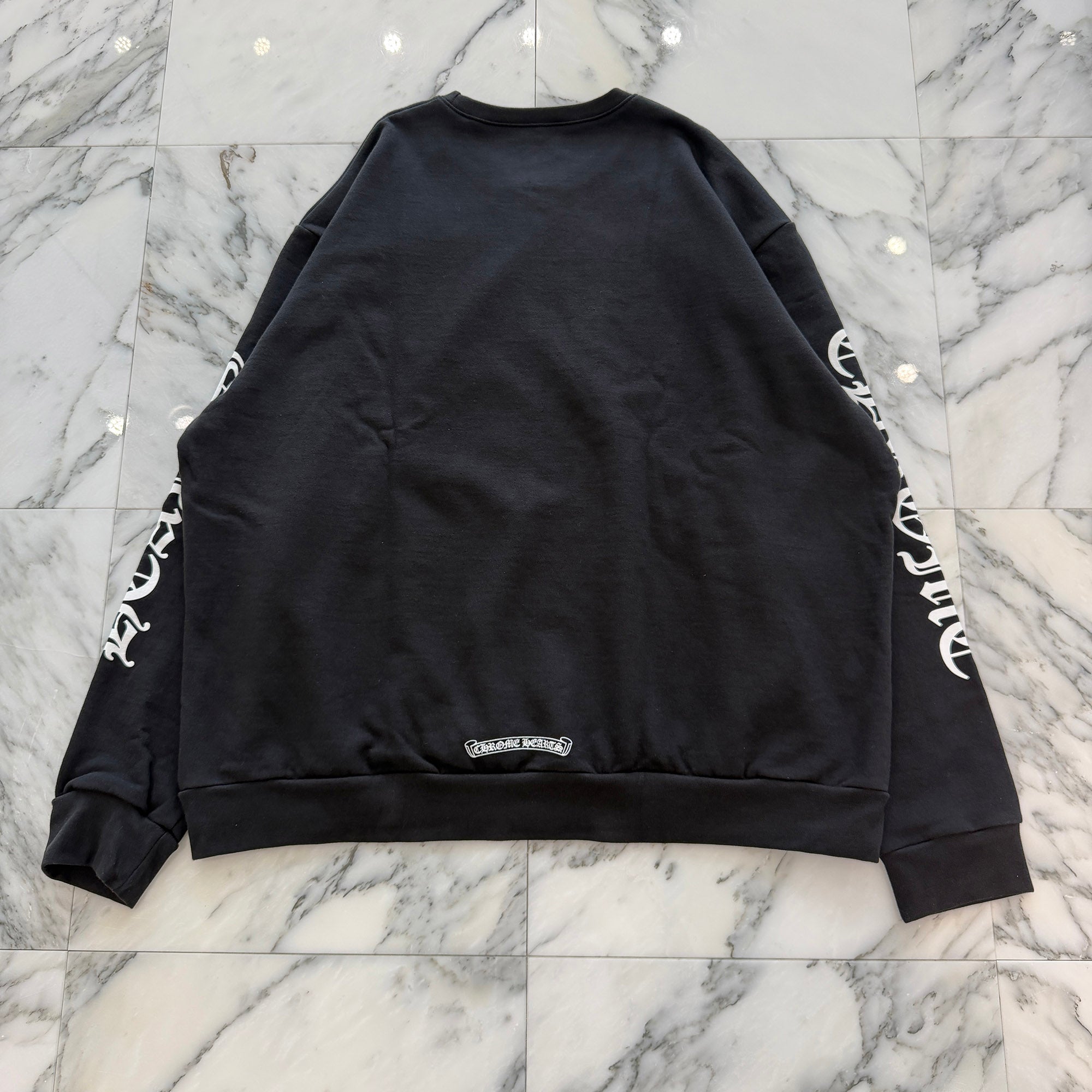CHROME HEARTS Neck Logo Crewneck Sweatshirt Size XL クロムハーツ ネックロゴクルーネックスウェットシャツ サイズXL