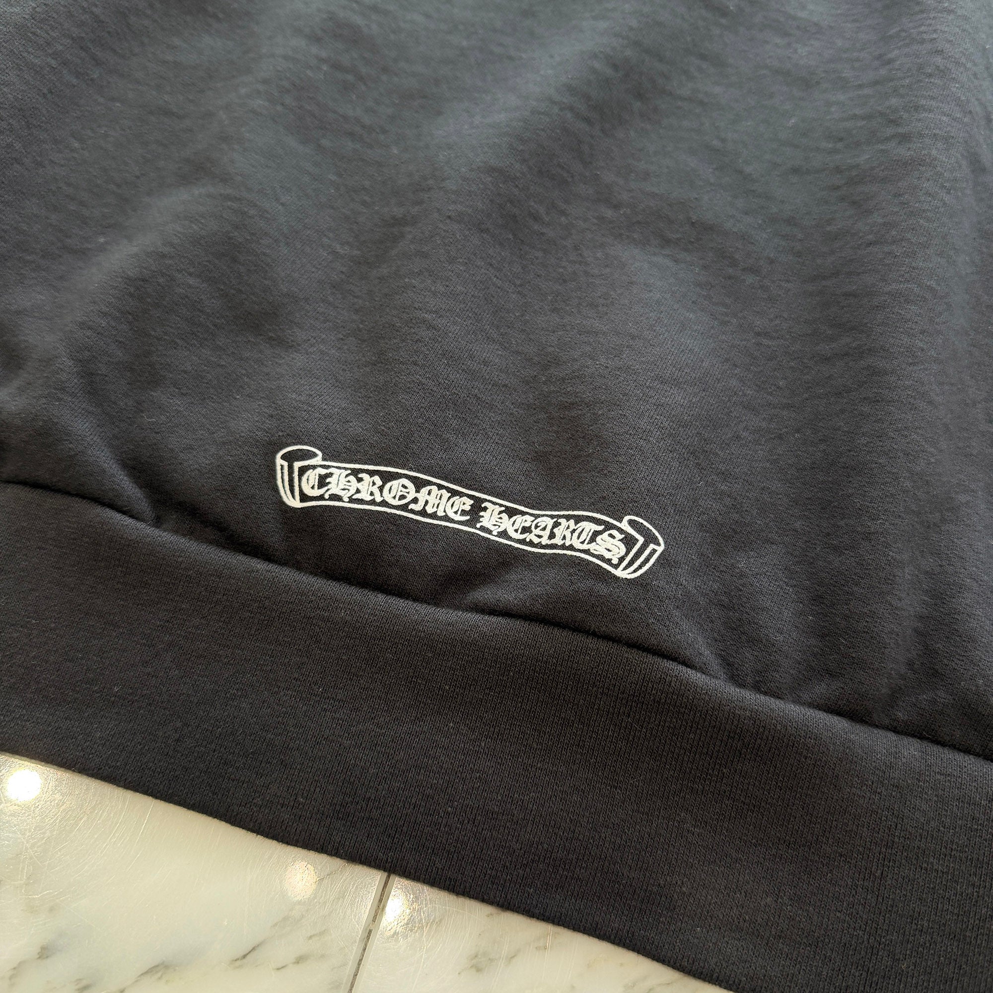 CHROME HEARTS Neck Logo Crewneck Sweatshirt Size XL クロムハーツ ネックロゴクルーネックスウェットシャツ サイズXL