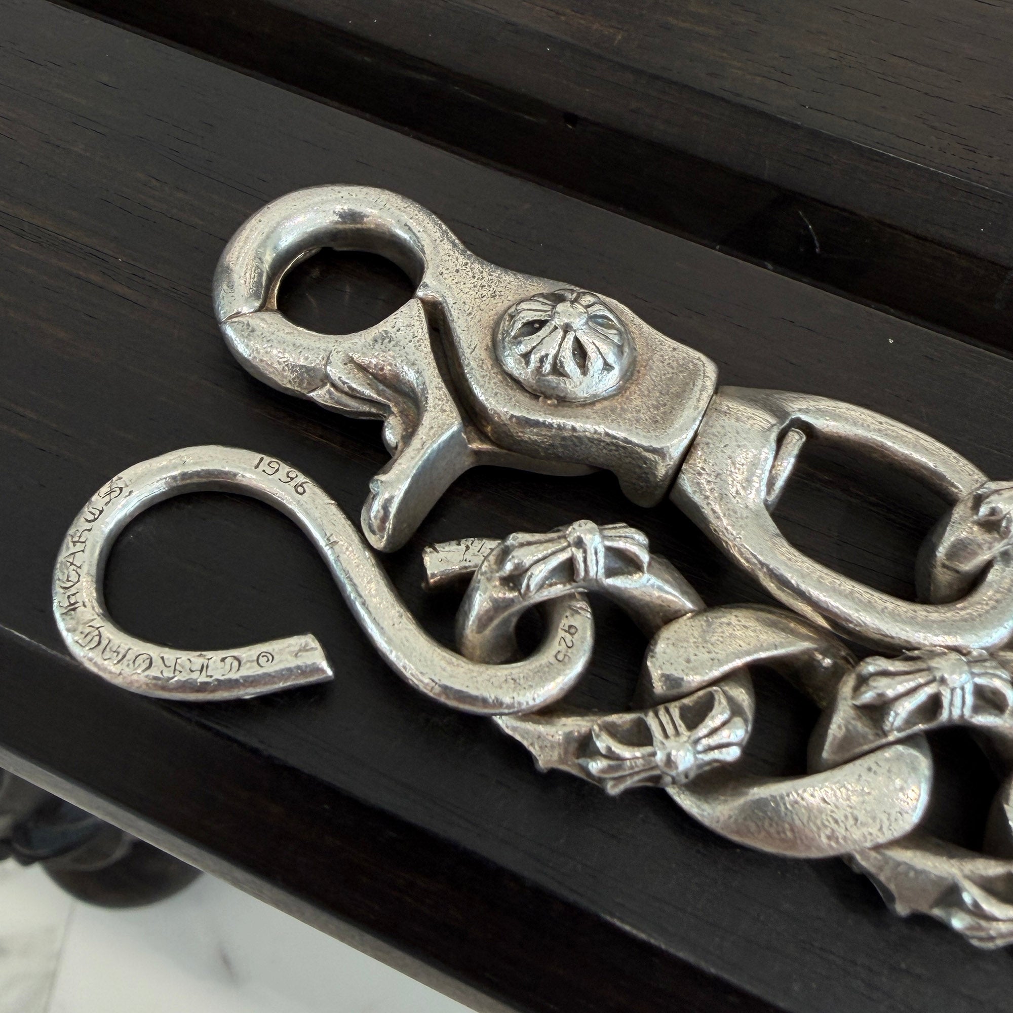 CHROME HEARTS 1 Clip Fancy Cross Wallet Chain Short クロムハーツ 1クリップファンシークロス ウォレットチェーン ショート