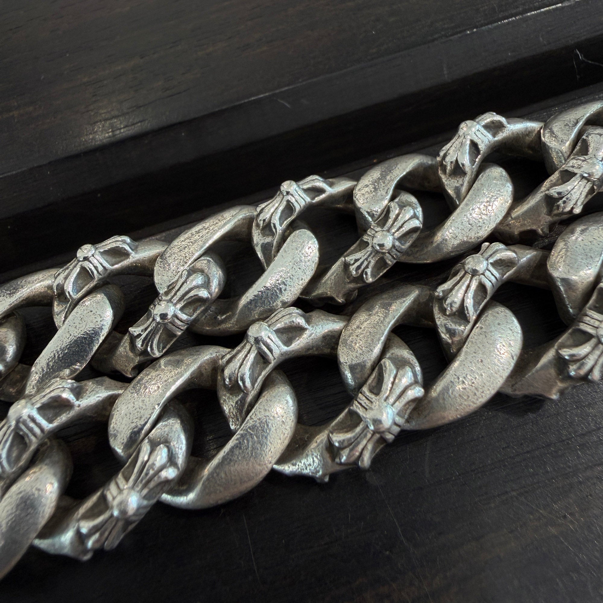 CHROME HEARTS 1 Clip Fancy Cross Wallet Chain Short クロムハーツ 1
