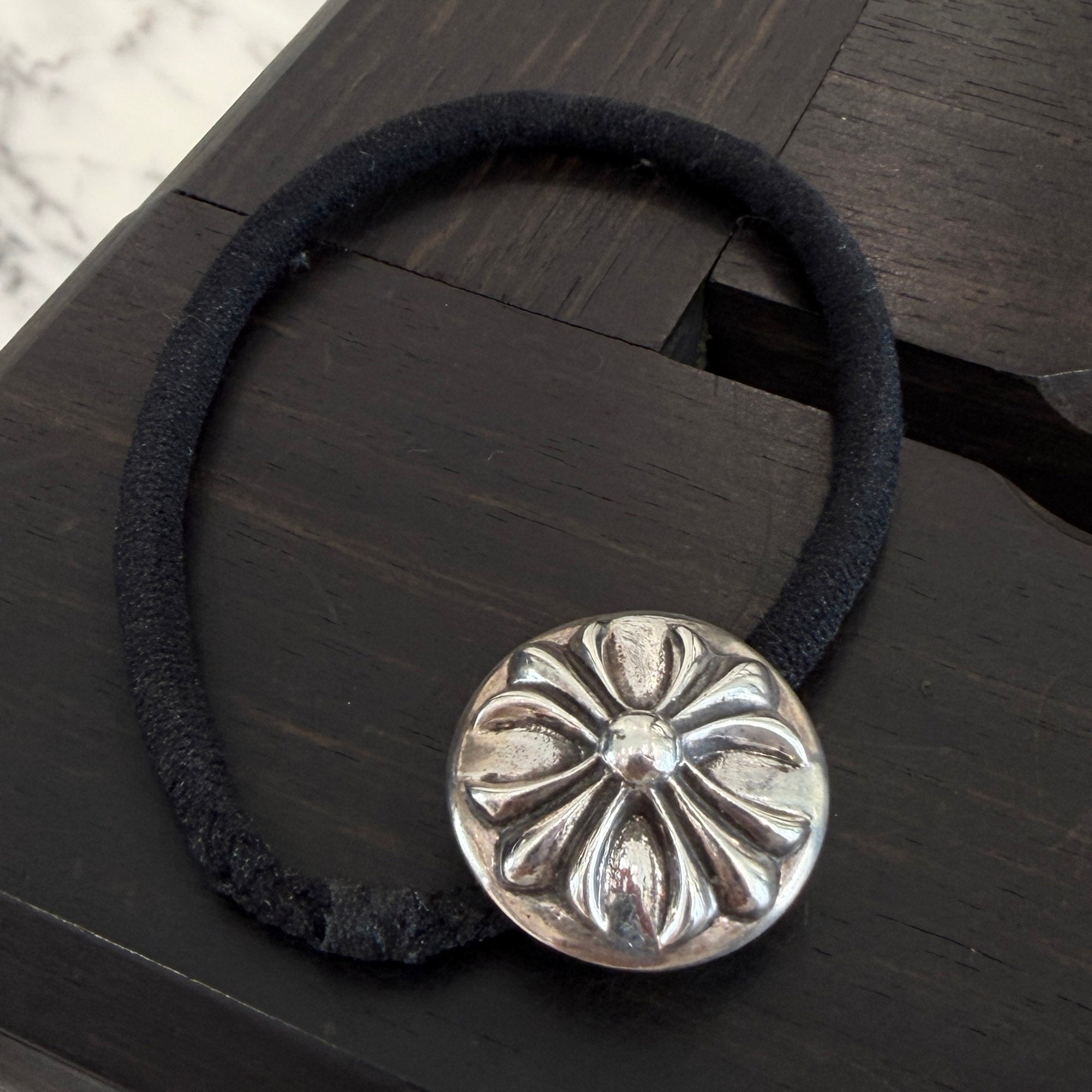 クロムハーツ　ヘアバンド　クロスボール CHROME HEARTS CROSS BALL HAIR BAND クロムハーツ クロスボール ヘア