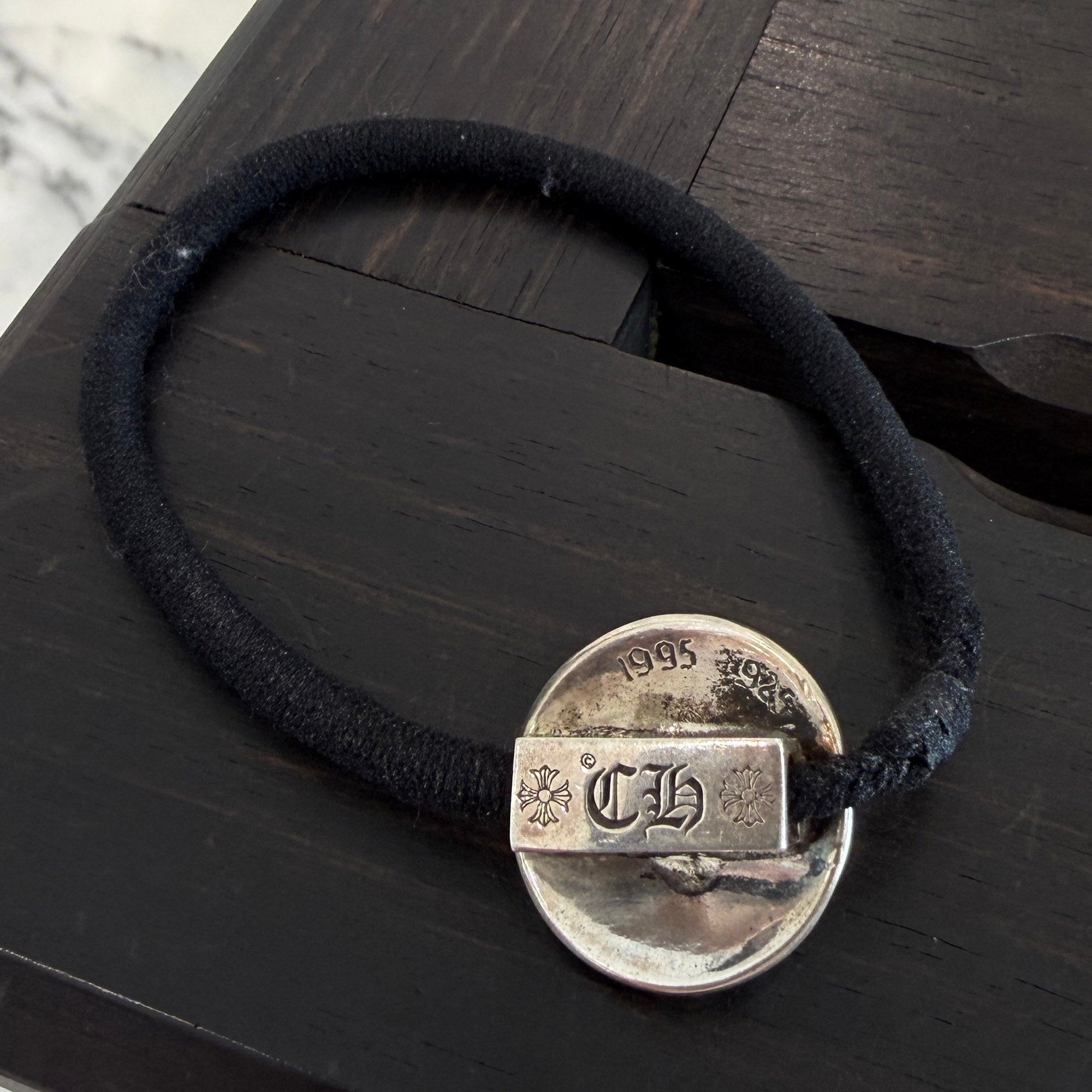CHROME HEARTS CROSS BALL HAIR BAND クロムハーツ クロスボール ヘアバンド