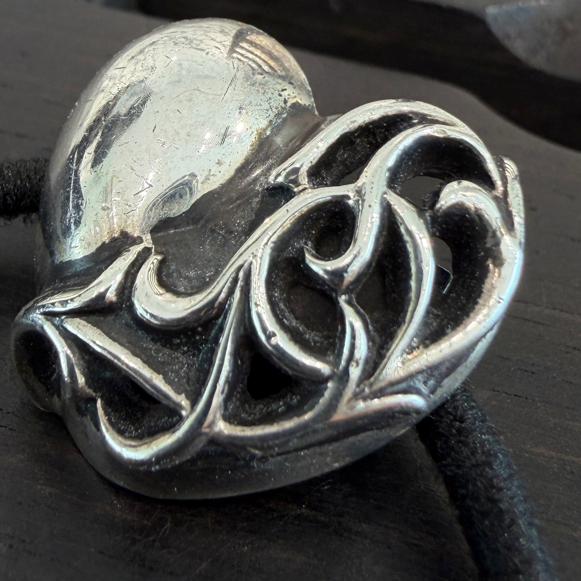 CHROME HEARTS VINY HEART HAIR BAND クロムハーツ ヴィニーハート ヘアバンド