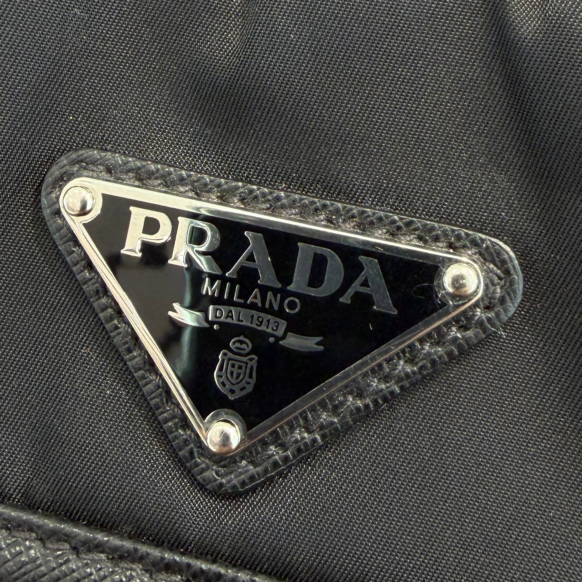 PRADA Triangle Logo Plate Re Nylon Saffiano Leather Shoulder Bag プラダ トライアングル ロゴプレート リナイロン サフィアーノレザー ショルダーバッグ
