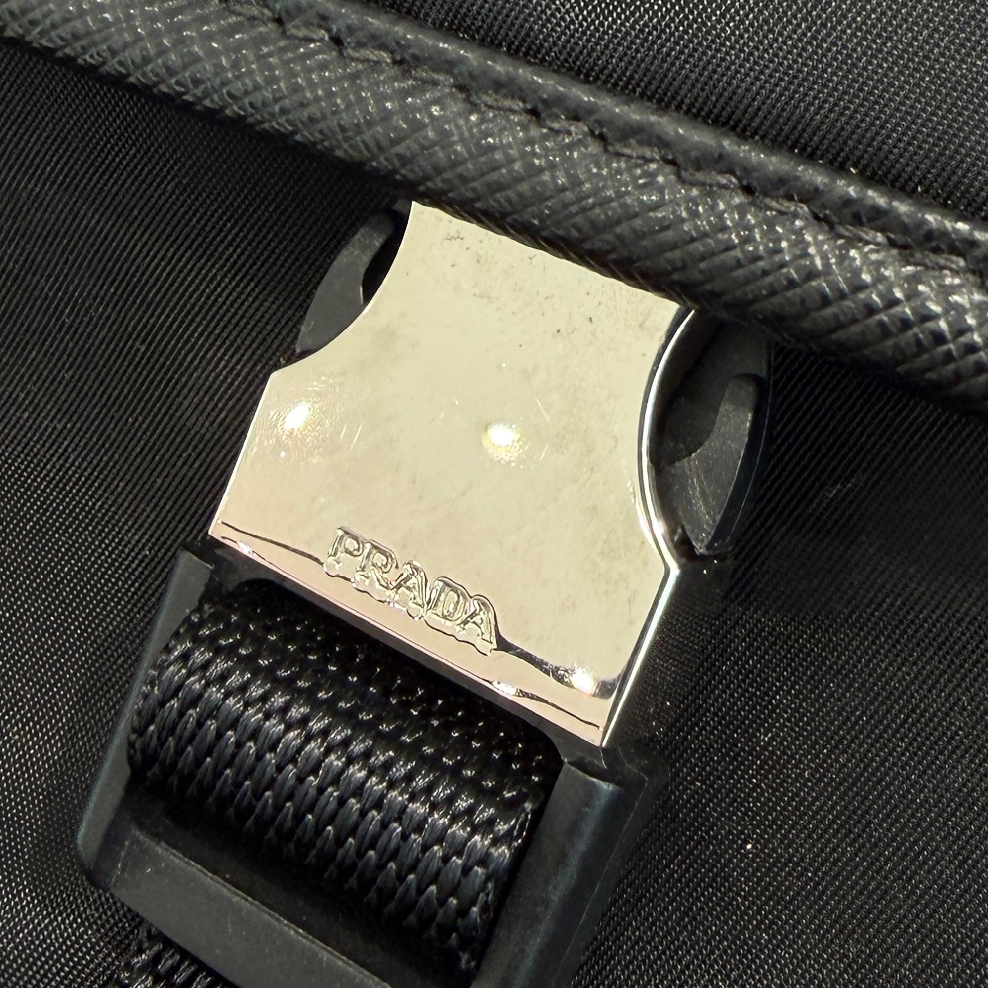 PRADA Triangle Logo Plate Re Nylon Saffiano Leather Shoulder Bag プラダ トライアングル ロゴプレート リナイロン サフィアーノレザー ショルダーバッグ