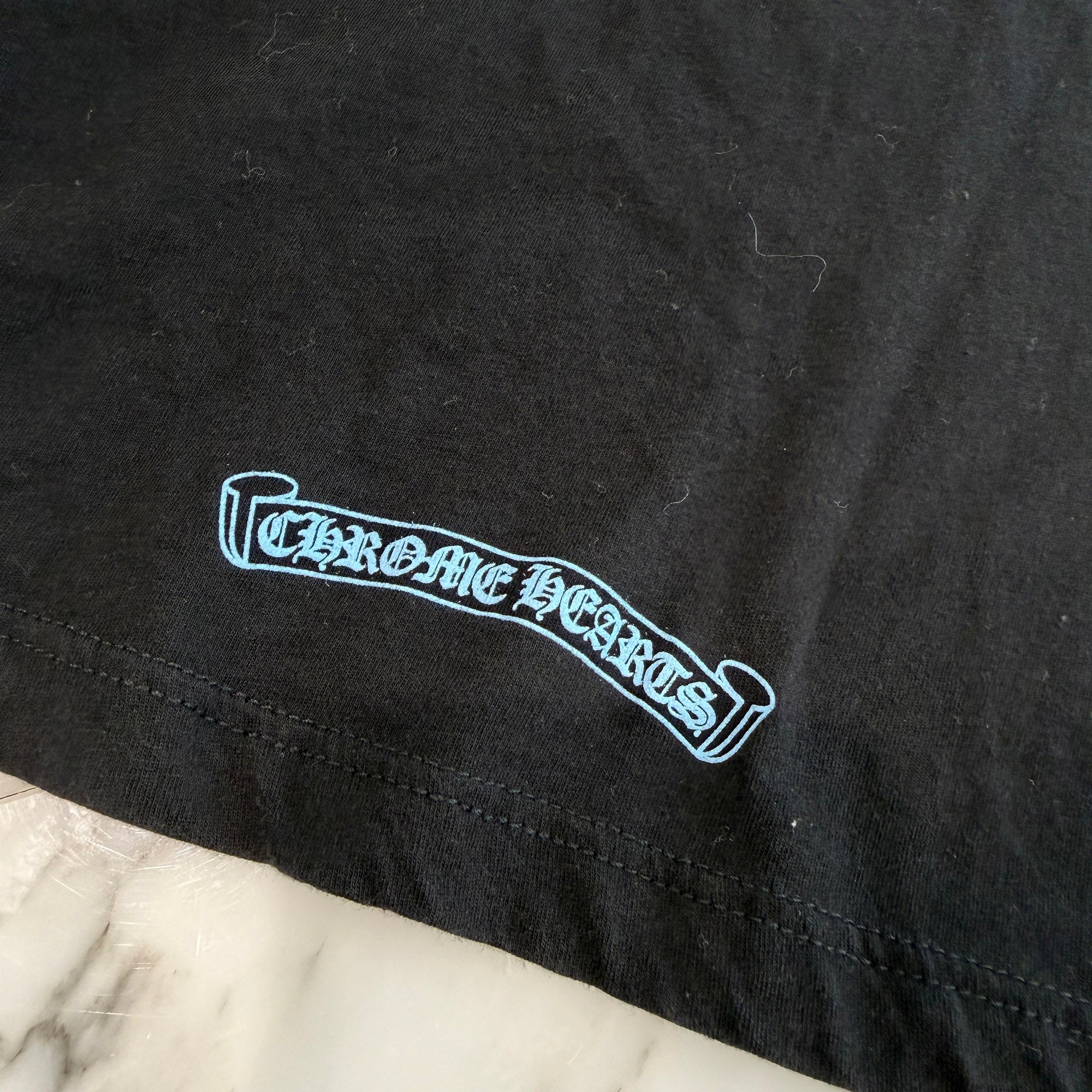 CHROME HEARTS Side Vertical Logo Print Tee Size S クロムハーツ サイドヴァーティカルロゴ プリント Tシャツ サイズS