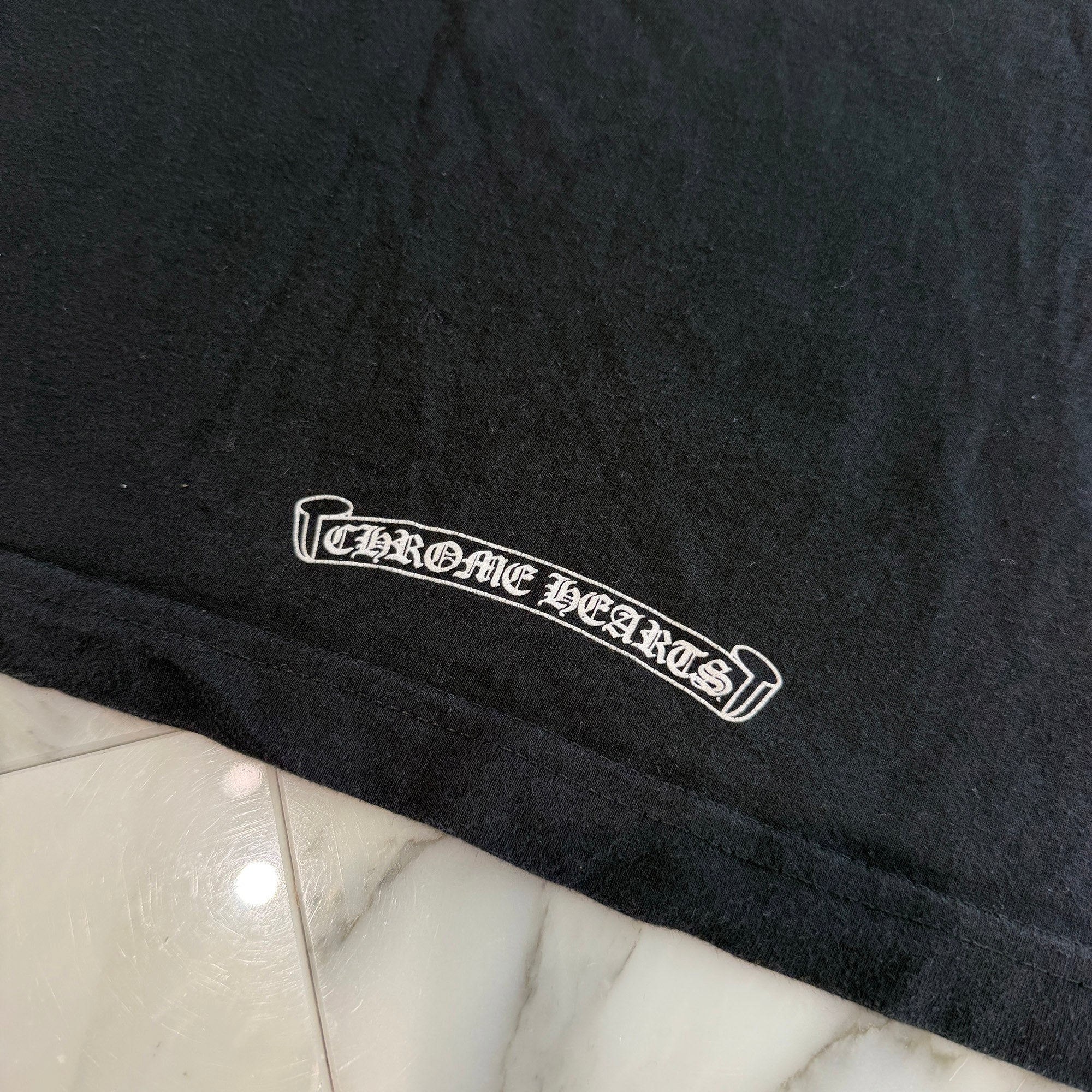 CHROME HEARTS Gradient Dagger Horseshoe Print Tee Size XS クロムハーツ グラデーション ダガー ホースシュー プリント Tシャツ サイズXS