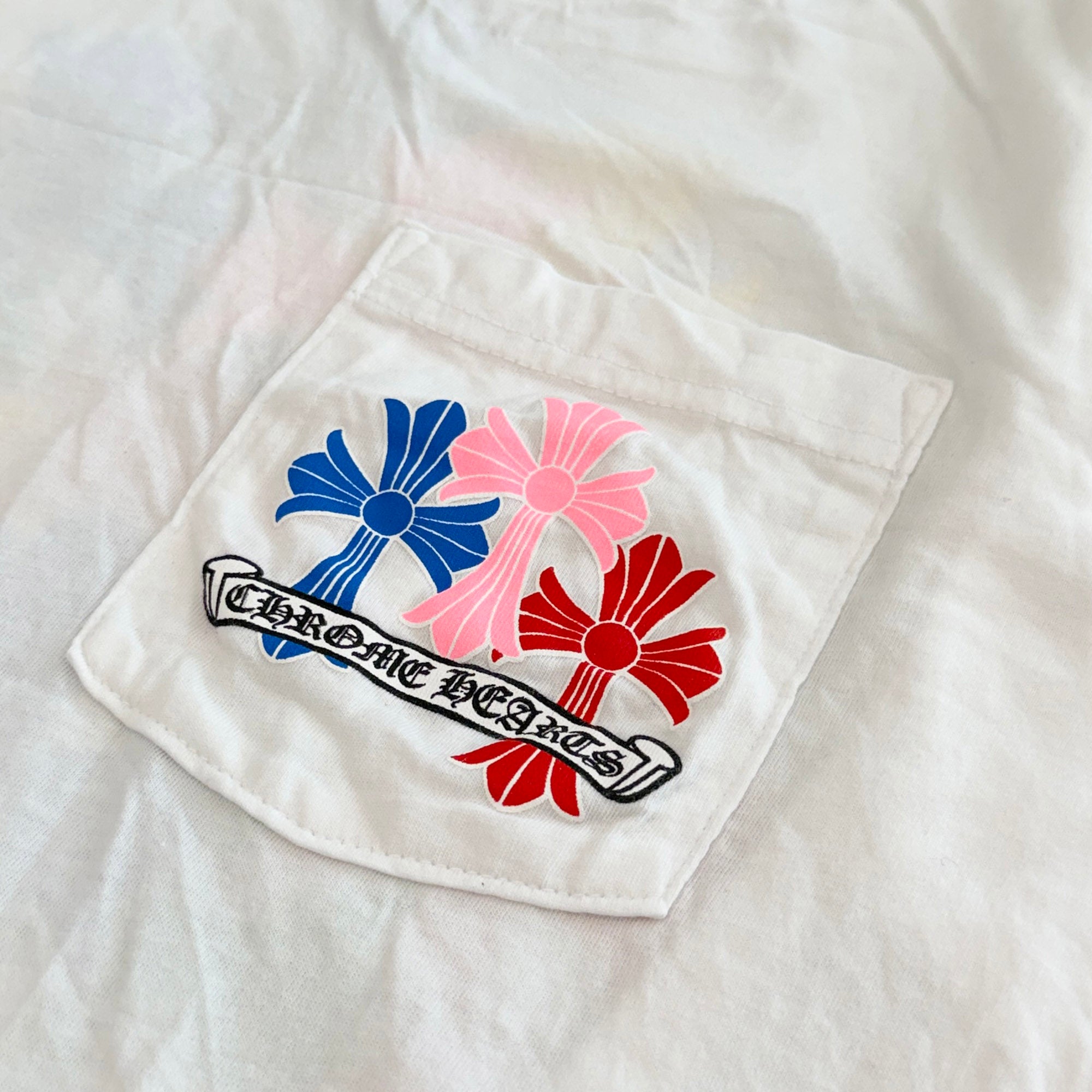 CHROME HEARTS 2021SS MLTCOL CEM CRS Tee Size S クロムハーツ マルチカラー セメタリークロス Tシャツ サイズS
