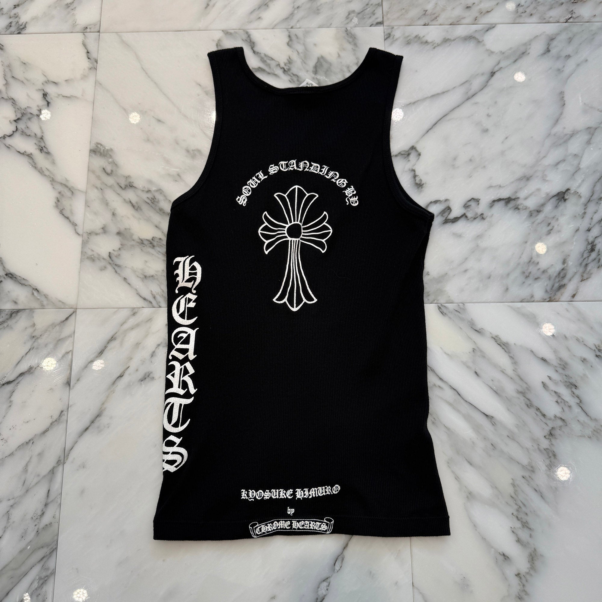 CHROME HEARTS× KYOSUKE HIMURO "Soul Standing By" 2004 TOUR Tank Top Size M クロムハーツ × 氷室京介 "ソウル・スタンディング・バイ" 2004 ツアー タンクトップ サイズM