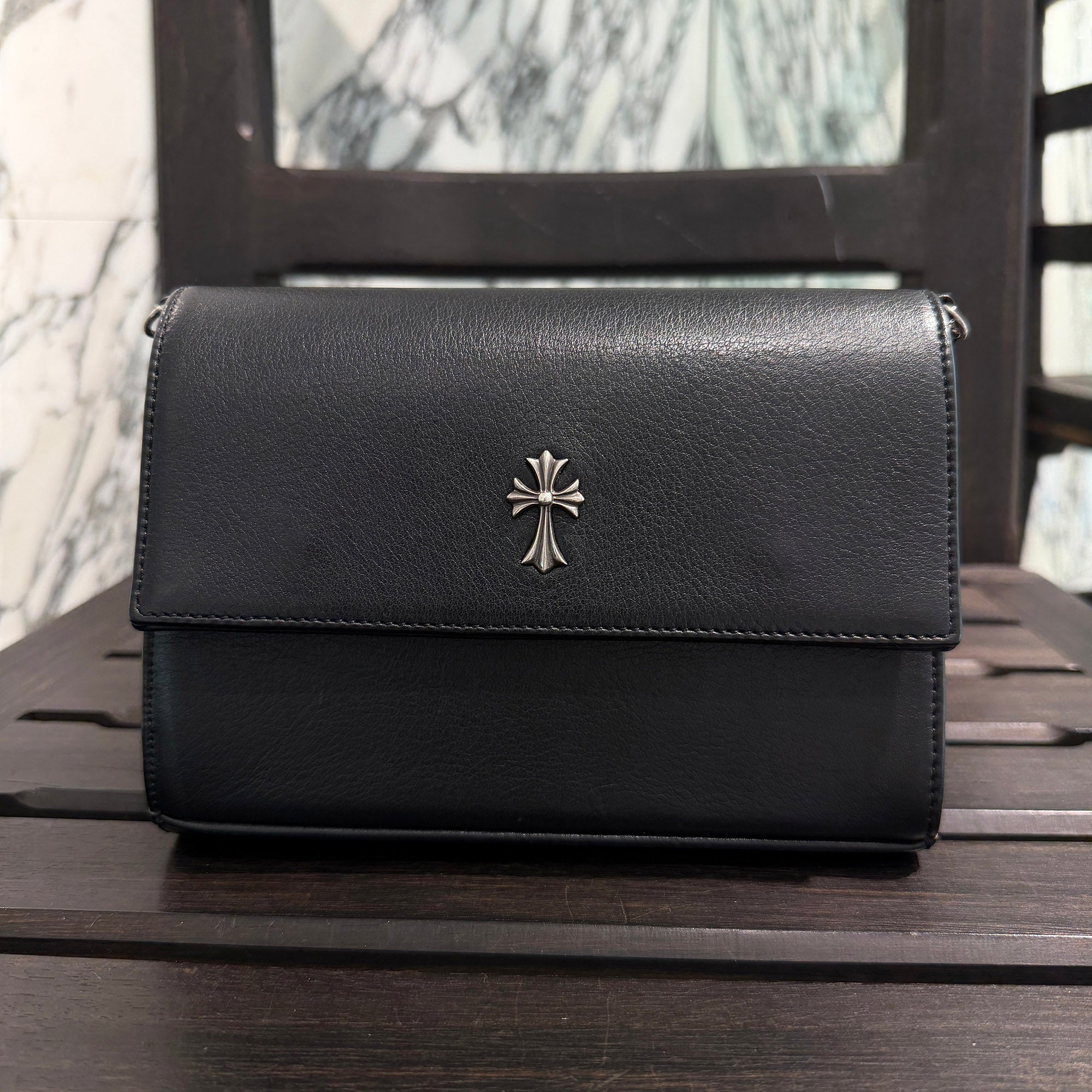 CHROME HEARTS Tiny CH Cross Paper Chain Shoulder Bag クロムハーツ タイニーCHクロス ペーパーチェーン ショルダーバッグ